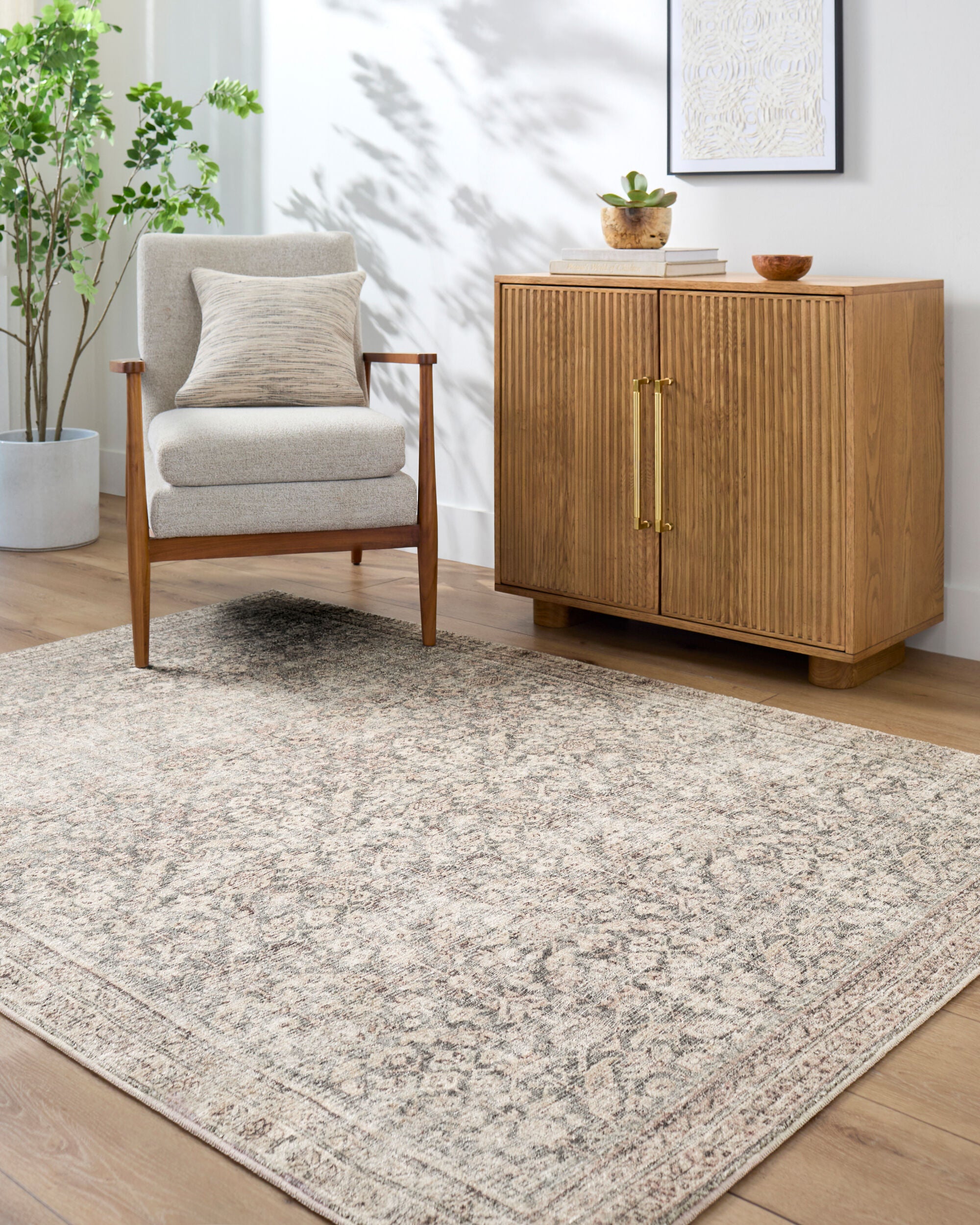Galey Alix x Livabliss Collins Avenue GACA-2302 Dark Green Area Rug