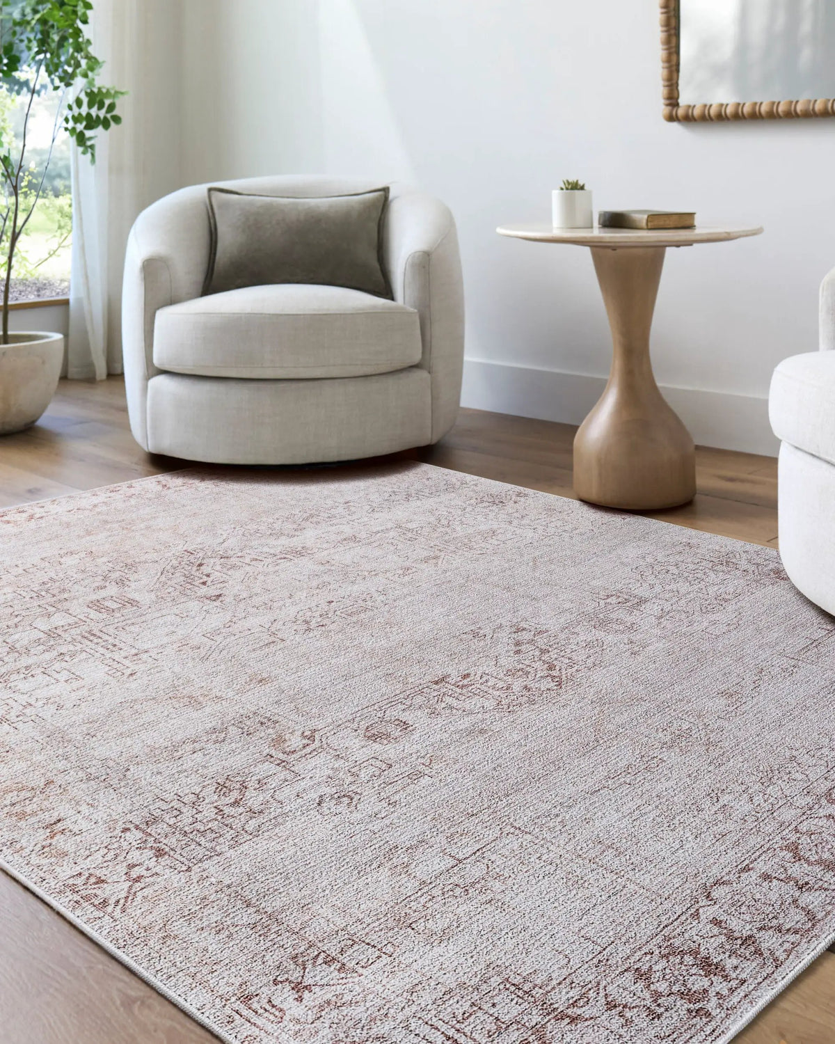 Collins Avenue GACA-2304 Ivory Area Rug by Galey Alix x LIVABLISS