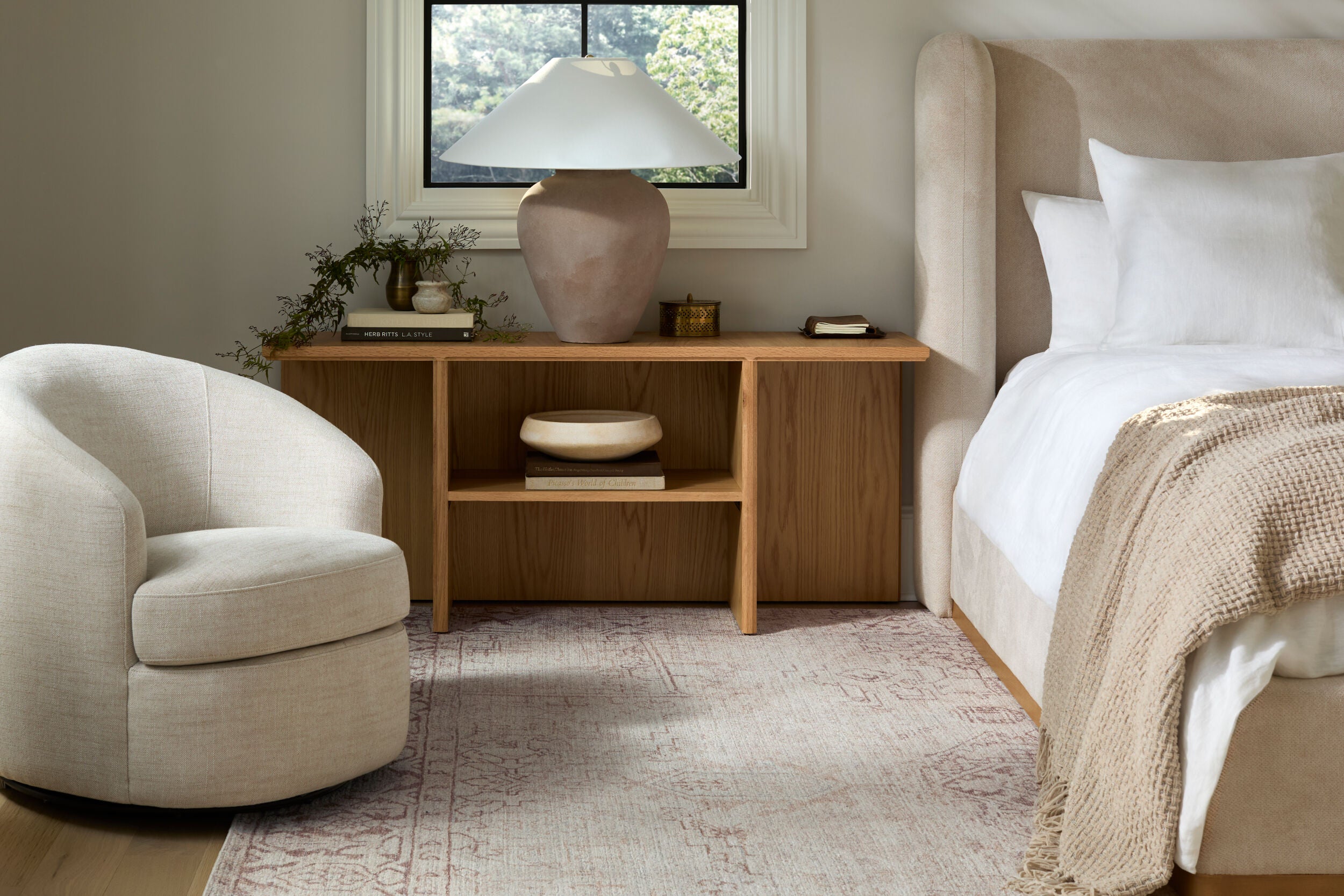 Galey Alix x Livabliss Collins Avenue GACA-2304 Ivory Area Rug