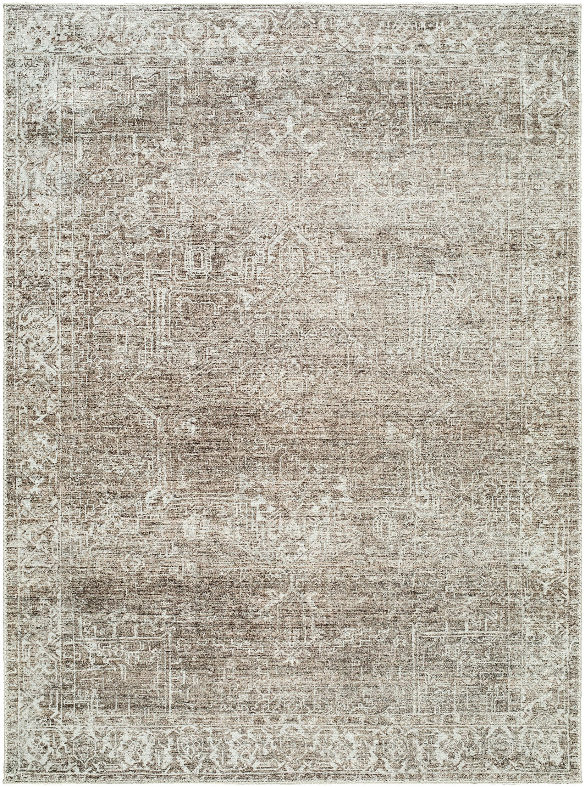 Galey Alix x Livabliss Collins Avenue GACA-2305 Brown Area Rug