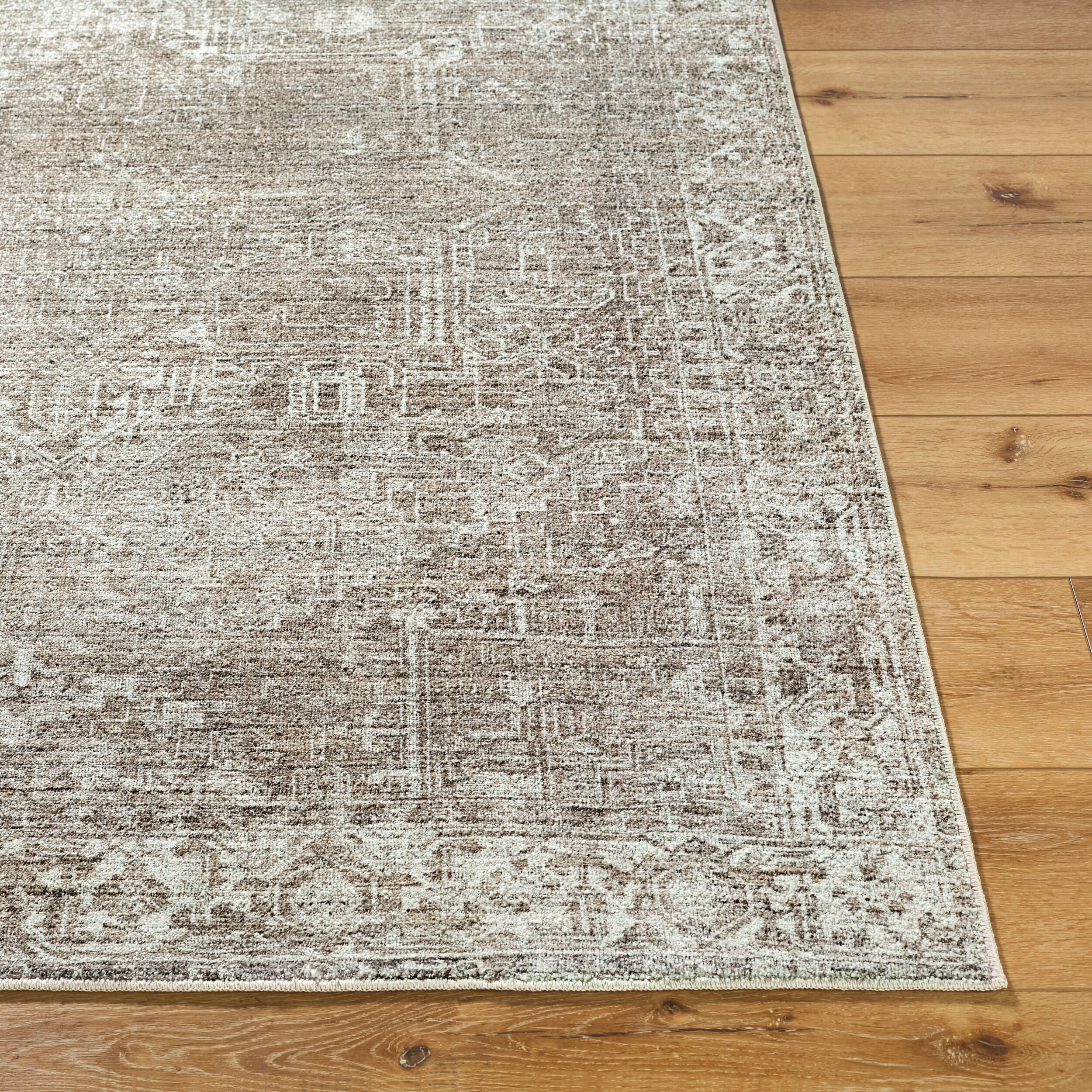 Galey Alix x Livabliss Collins Avenue GACA-2305 Brown Area Rug