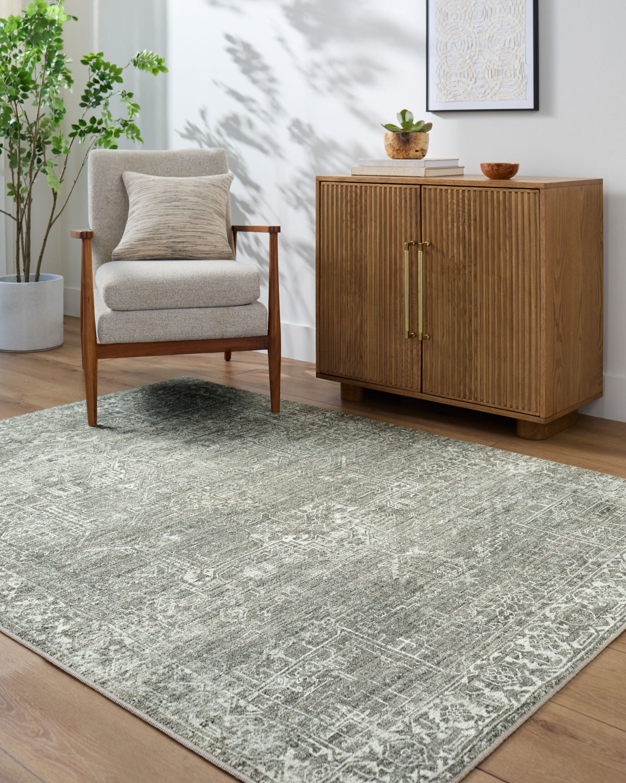 Galey Alix x Livabliss Collins Avenue GACA-2306 Brown Area Rug