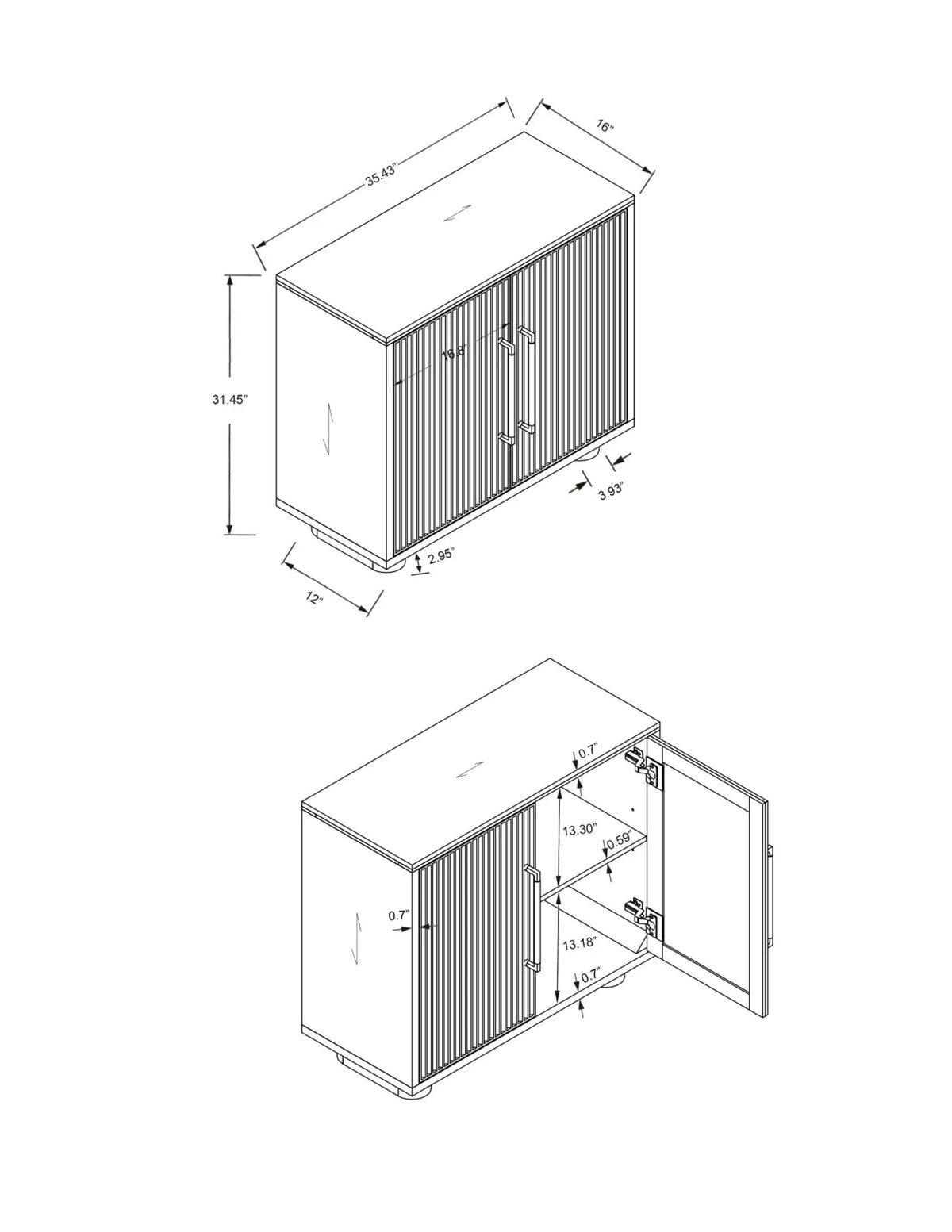 Charlye GACL-001 Cabinet by LIVABLISS