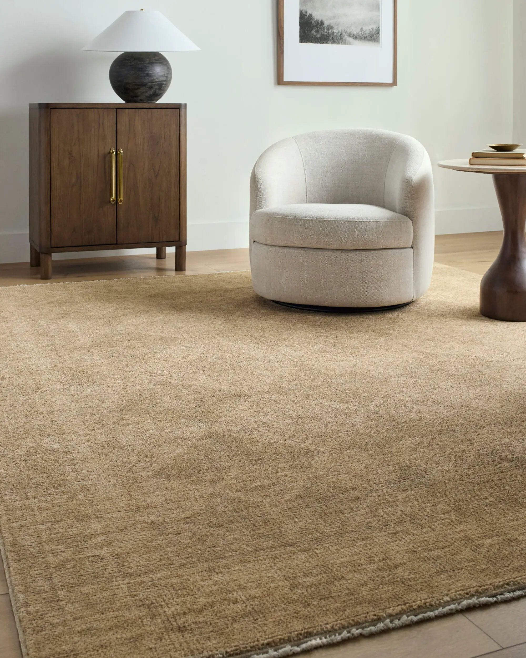 Fetscher GAHU-2303 Olive Area Rug by Galey Alix x LIVABLISS