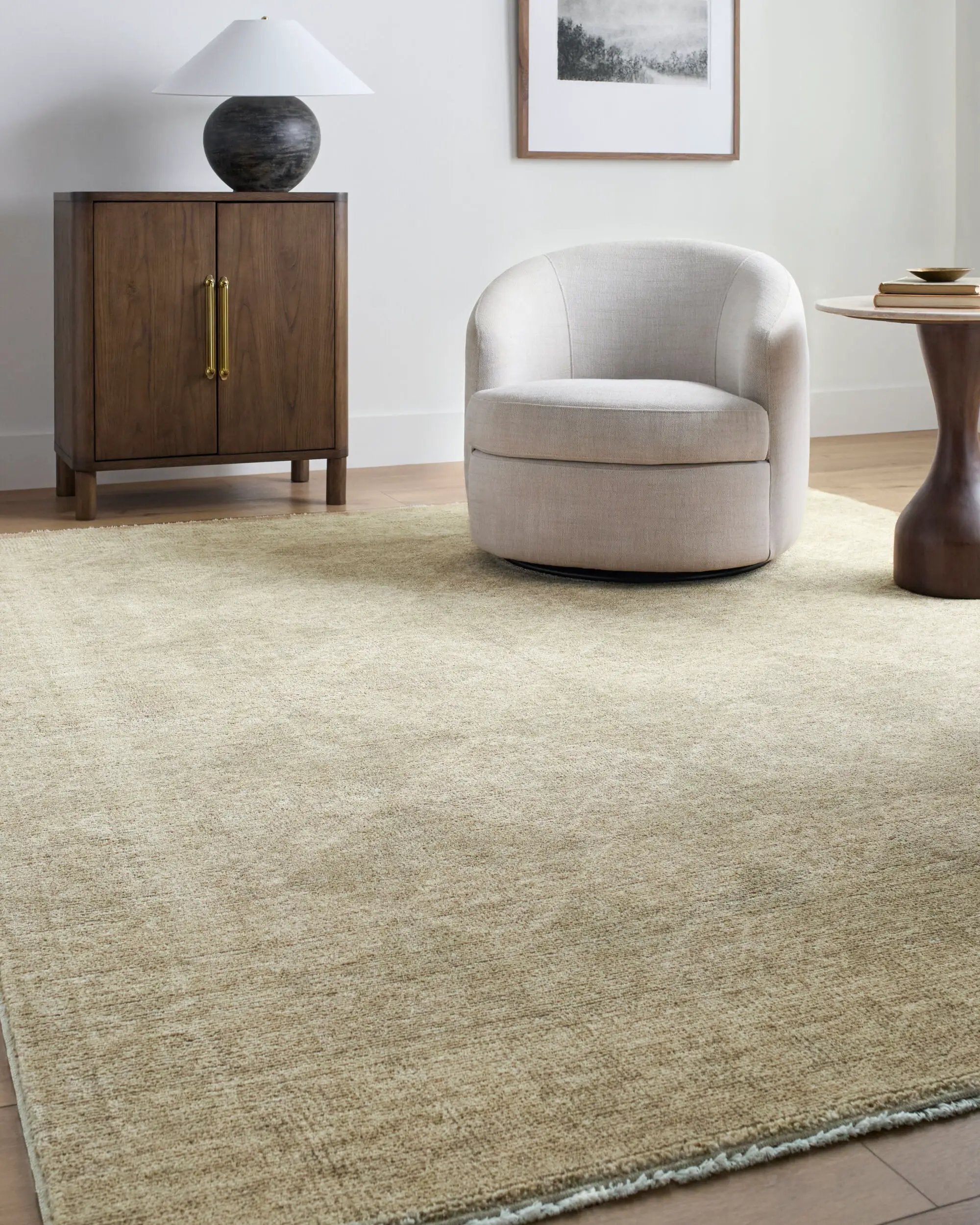 Fetscher GAHU-2303 Olive Area Rug by Galey Alix x LIVABLISS