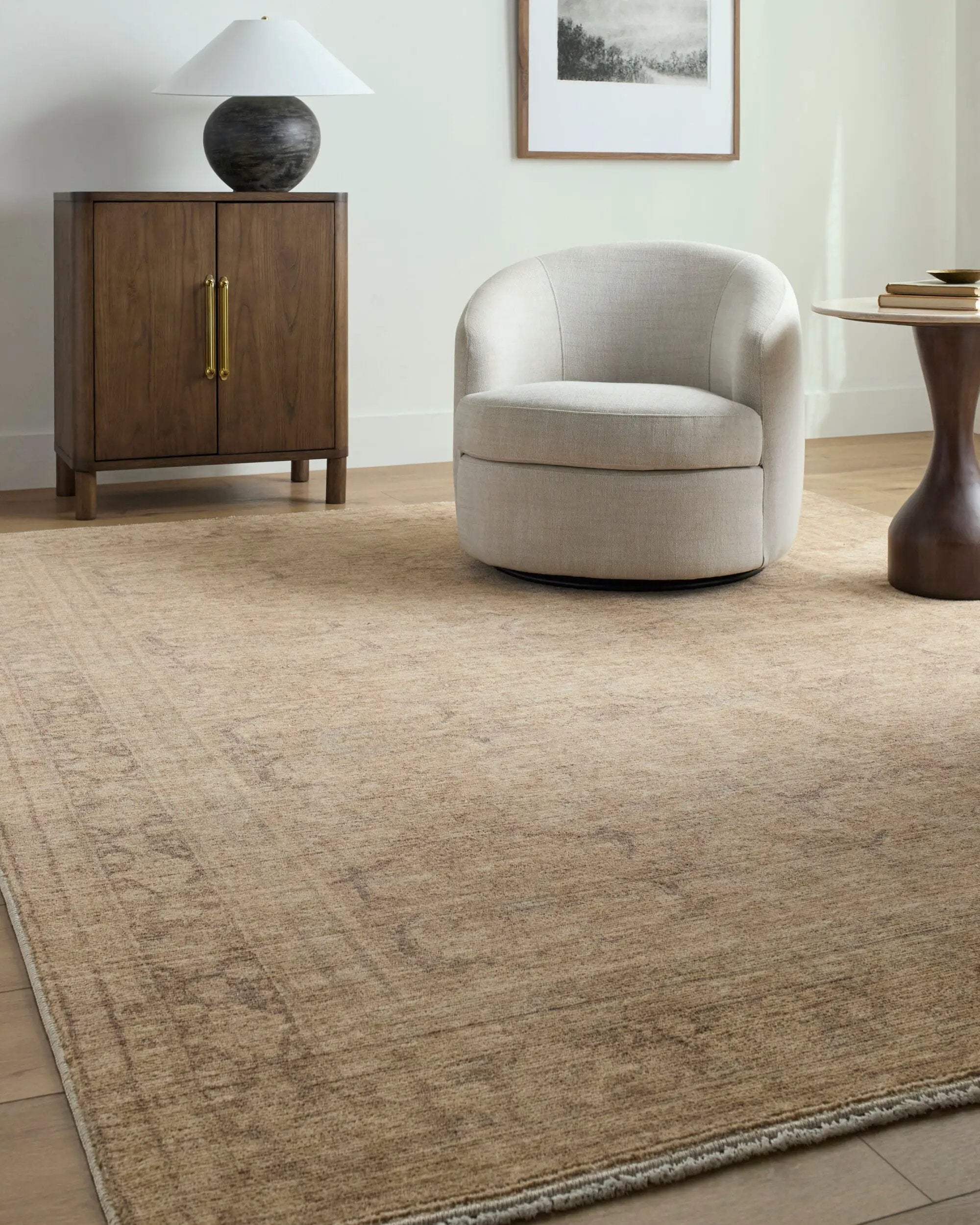 Fetscher GAHU-2304 Brown Area Rug by Galey Alix x LIVABLISS