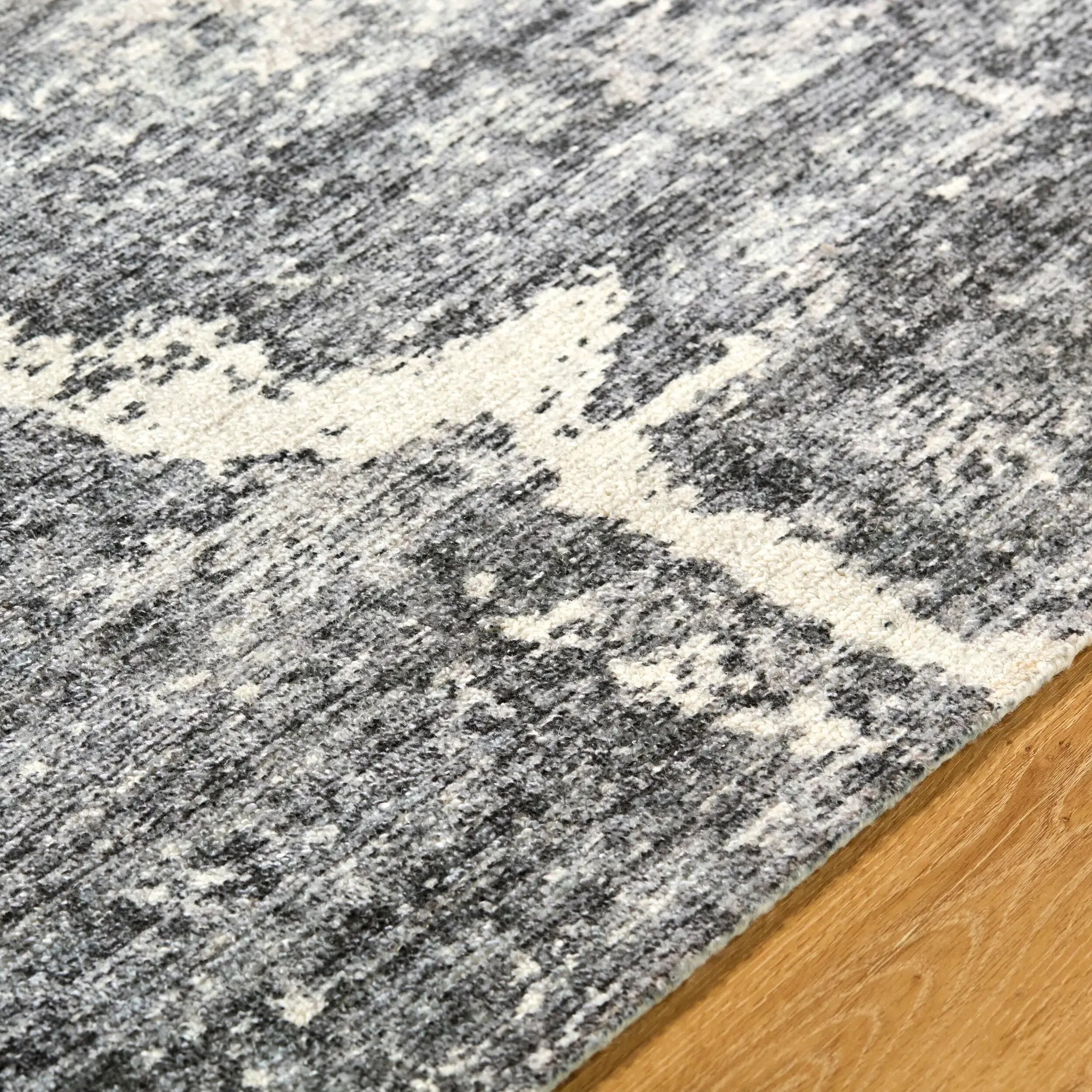 Janek GAJA-2302 Ash Gray Area Rug by Galey Alix x LIVABLISS