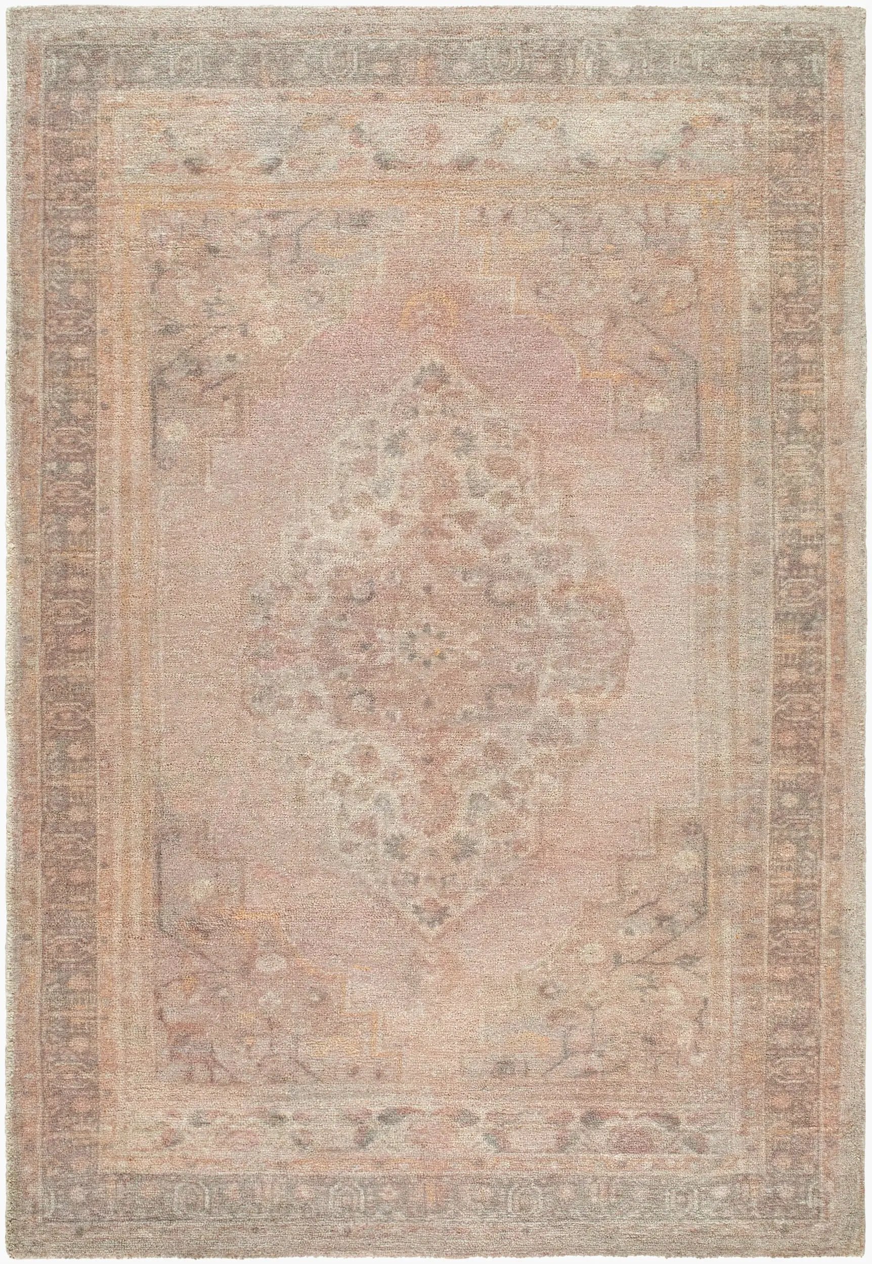 Luciana GALU-2300 Dusty Rose Area Rug by Galey Alix x LIVABLISS