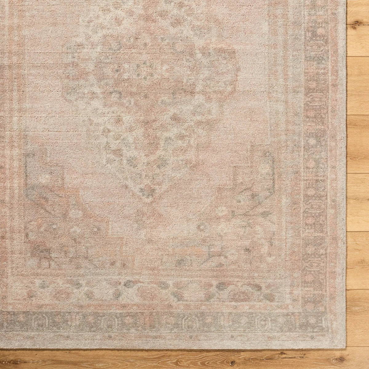 Luciana GALU-2300 Dusty Rose Area Rug by Galey Alix x LIVABLISS