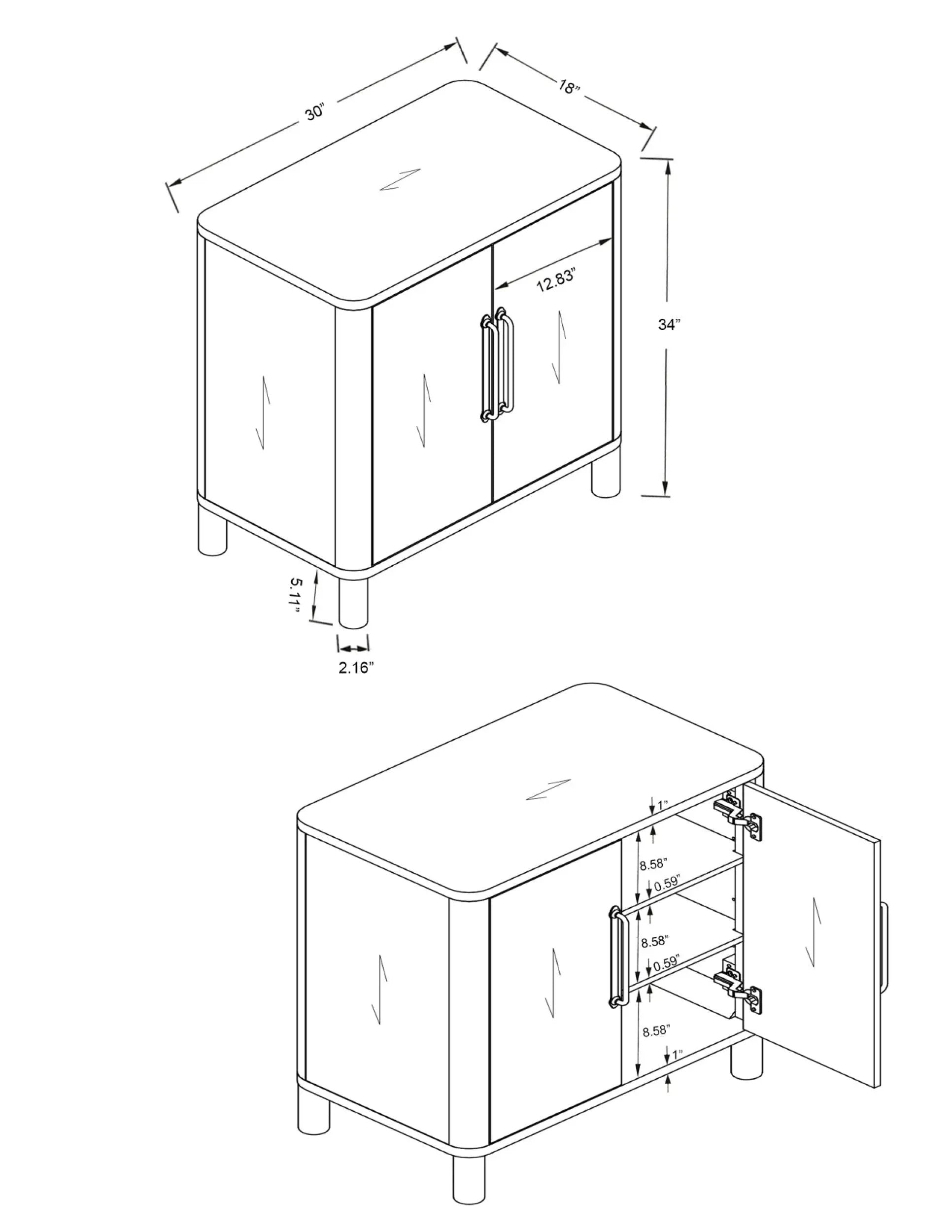 Marshall GAMS-001 Cabinet by LIVABLISS