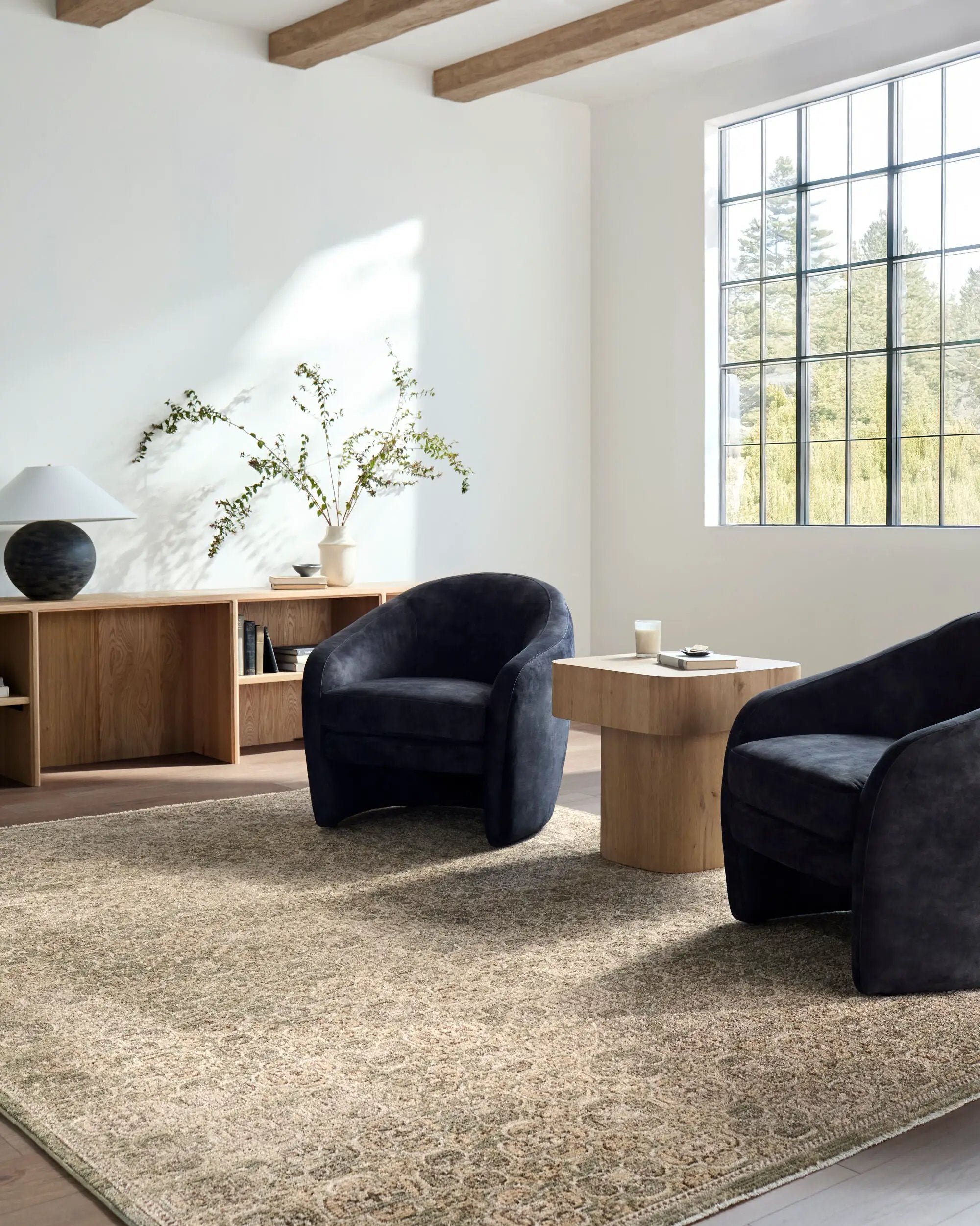 Myrtle Avenue GAMY-2301 Olive Area Rug by Galey Alix x LIVABLISS