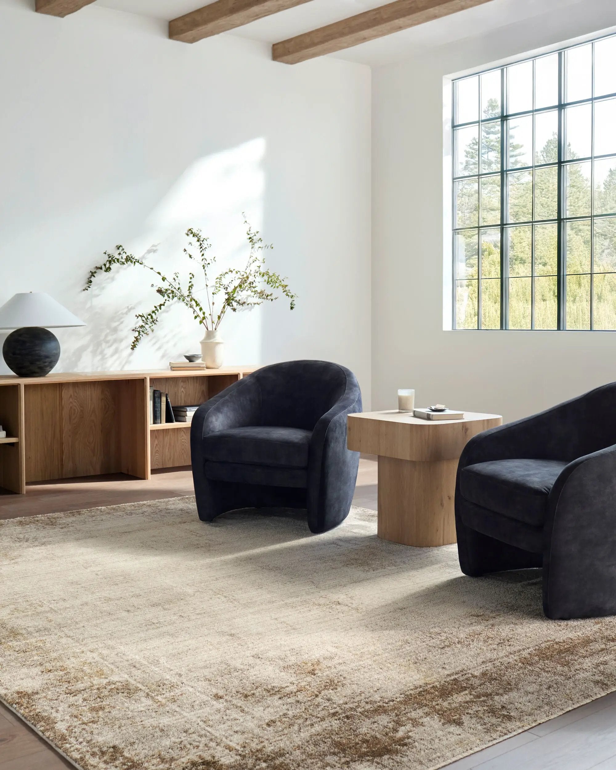 Myrtle Avenue GAMY-2303 Taupe Area Rug by Galey Alix x LIVABLISS