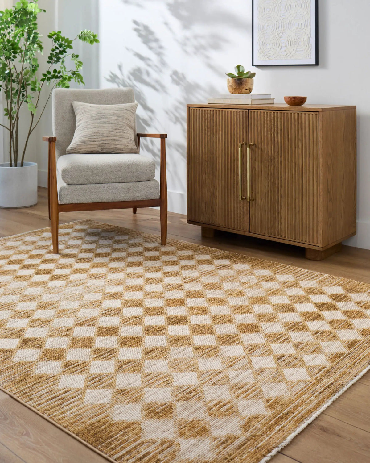 Myrtle Avenue GAMY-2304 Brown Area Rug by Galey Alix x LIVABLISS