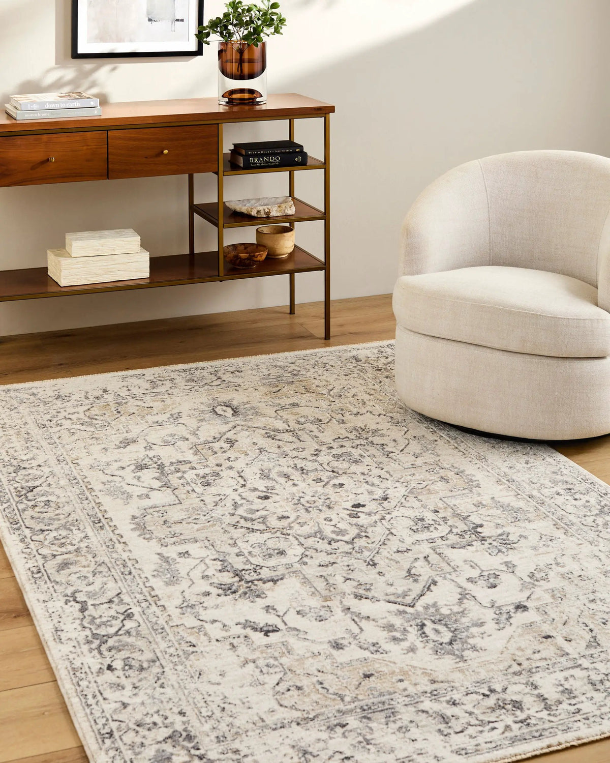 LIVABLISS Gakko GKK-2314 Cream Area Rug