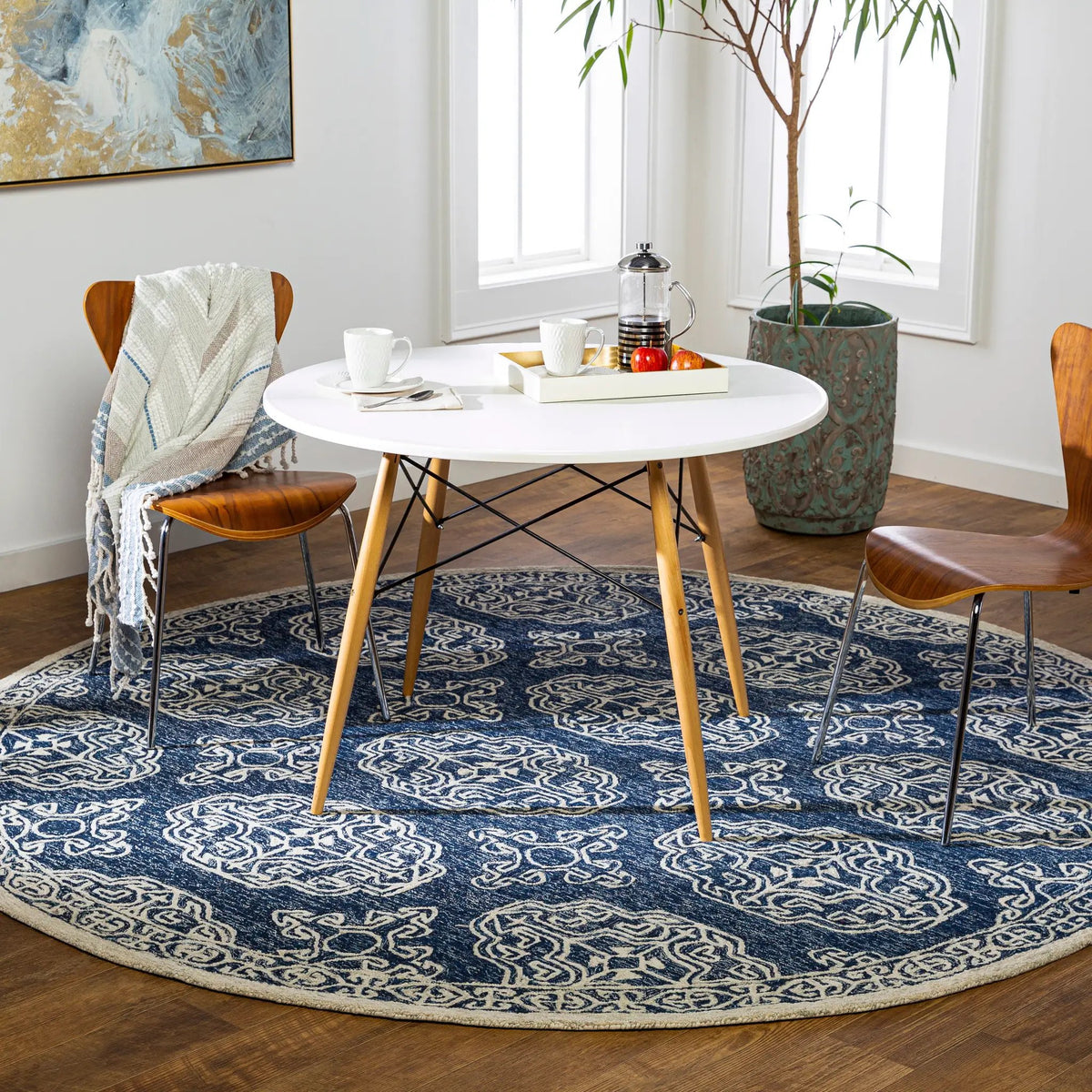 Granada GND-2308 Gray Area Rug by LIVABLISS