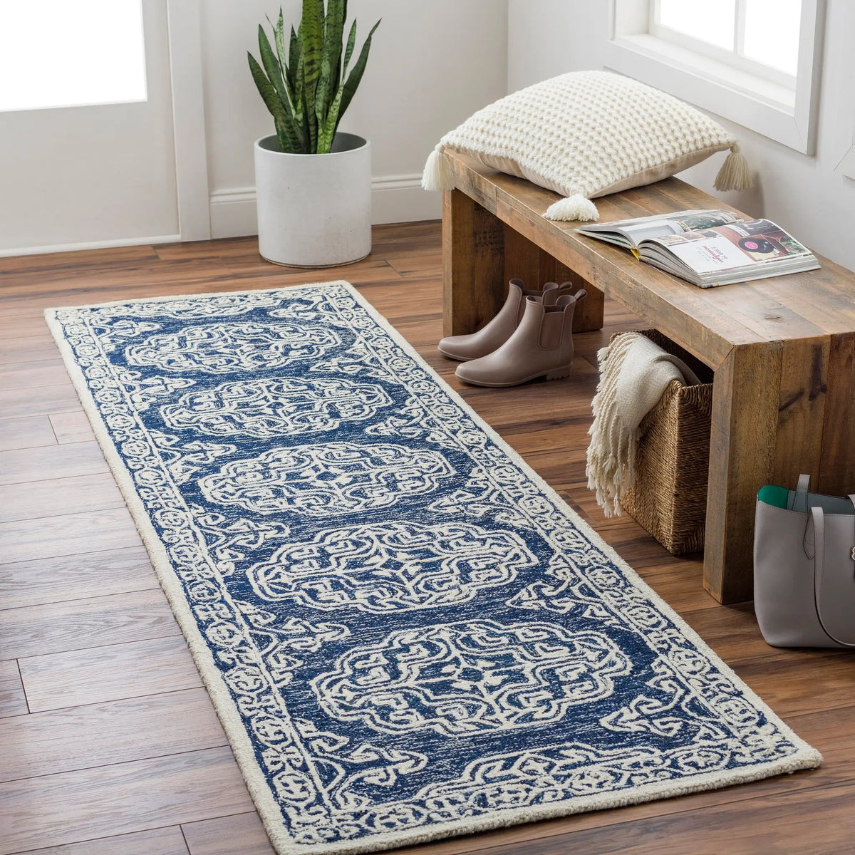 Granada GND-2308 Gray Area Rug by LIVABLISS
