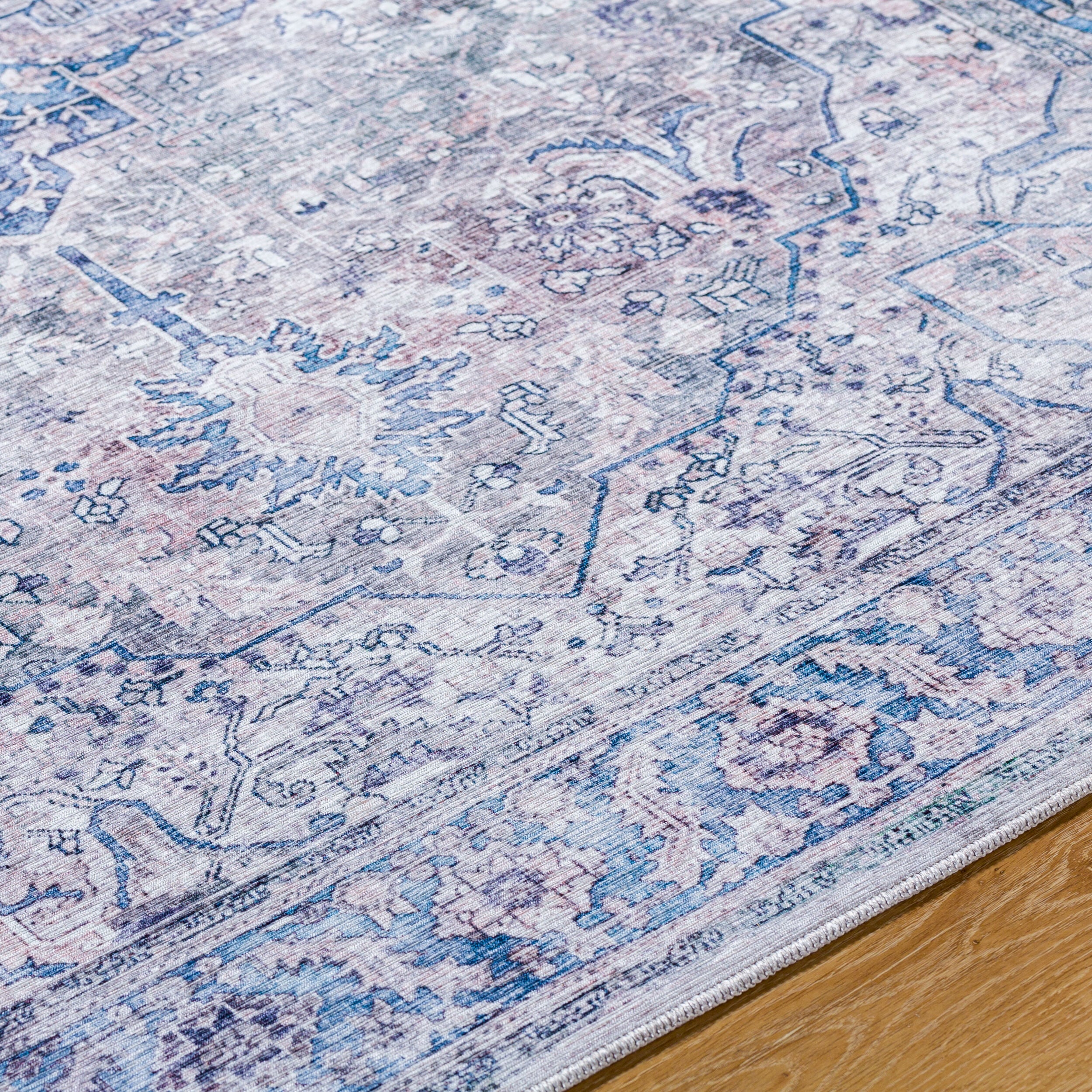 Surya Georgina GOR-2303 Cream Machine Washable Area Rug by LIVABLISS