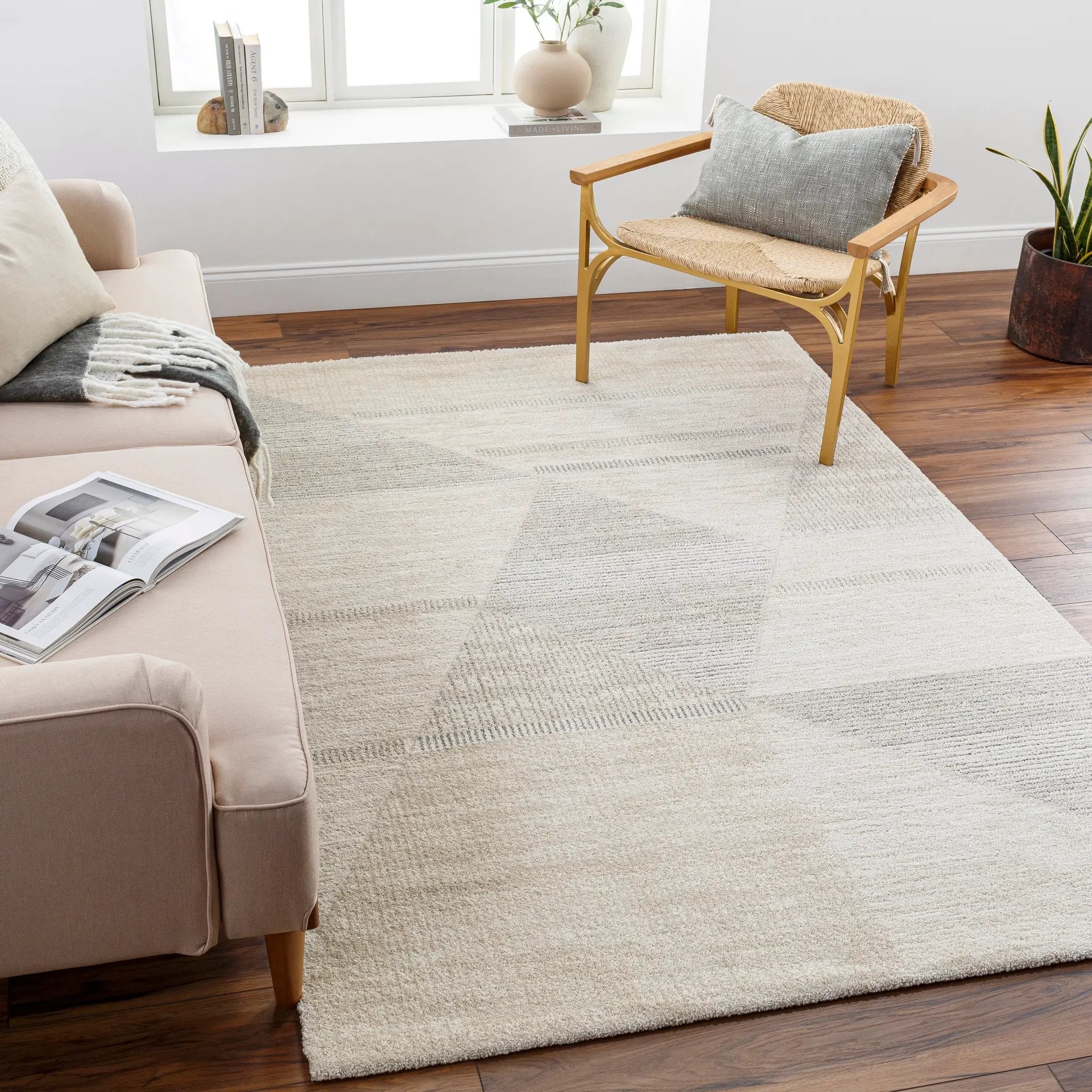 Gavic GVC-2320 Ivory Area Rug by LIVABLISS