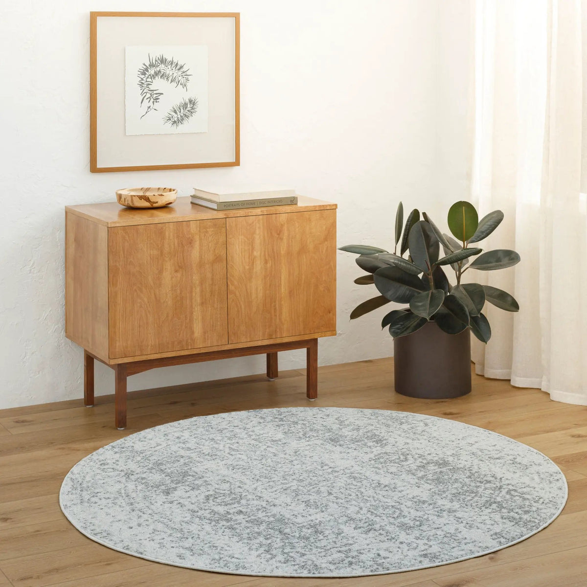 LIVABLISS Harput HAP-1024 Gray Area Rug