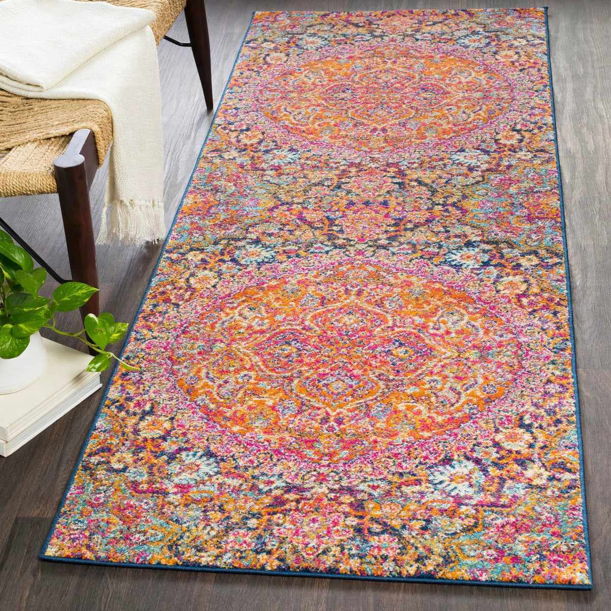 LIVABLISS Harput HAP-1044 Purple Area Rug