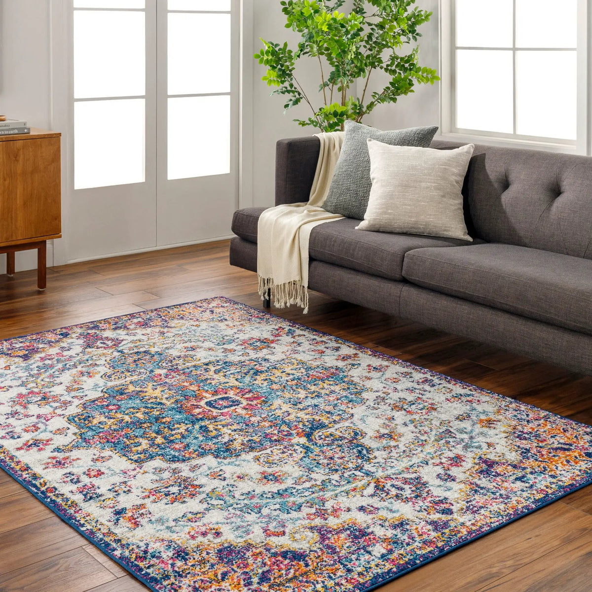 LIVABLISS Harput HAP-1064 Blue Area Rug