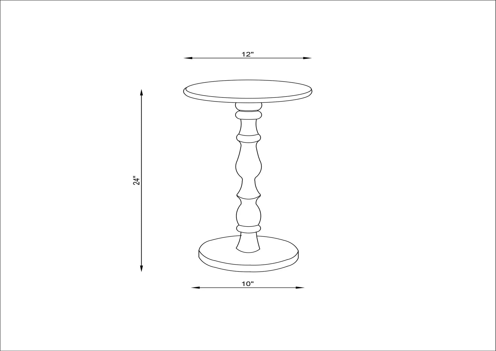 Harare HHR-001 End Table by LIVABLISS