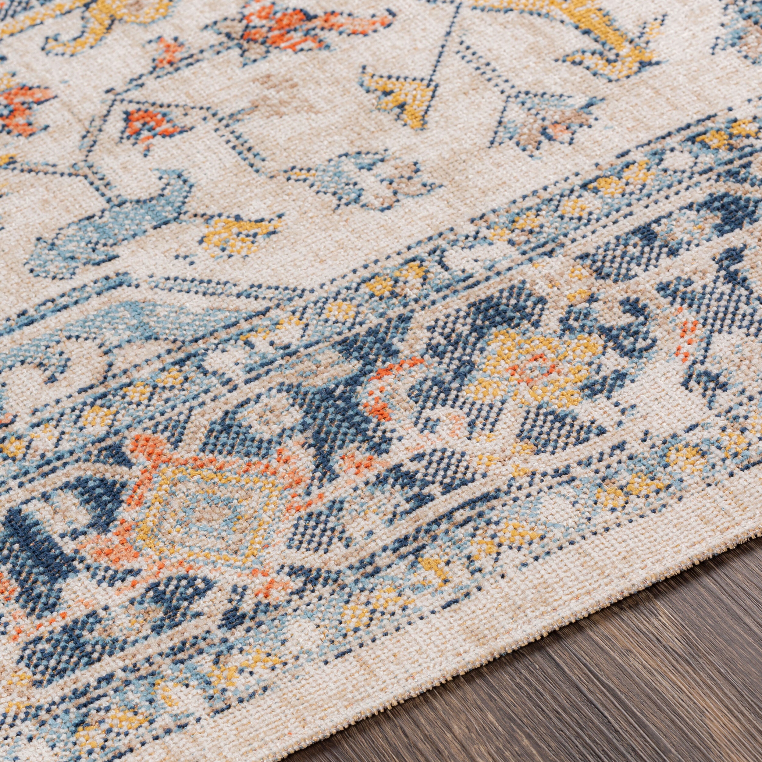 Surya Huntington Beach HTB-2300 Navy Area Rug by LIVABLISS