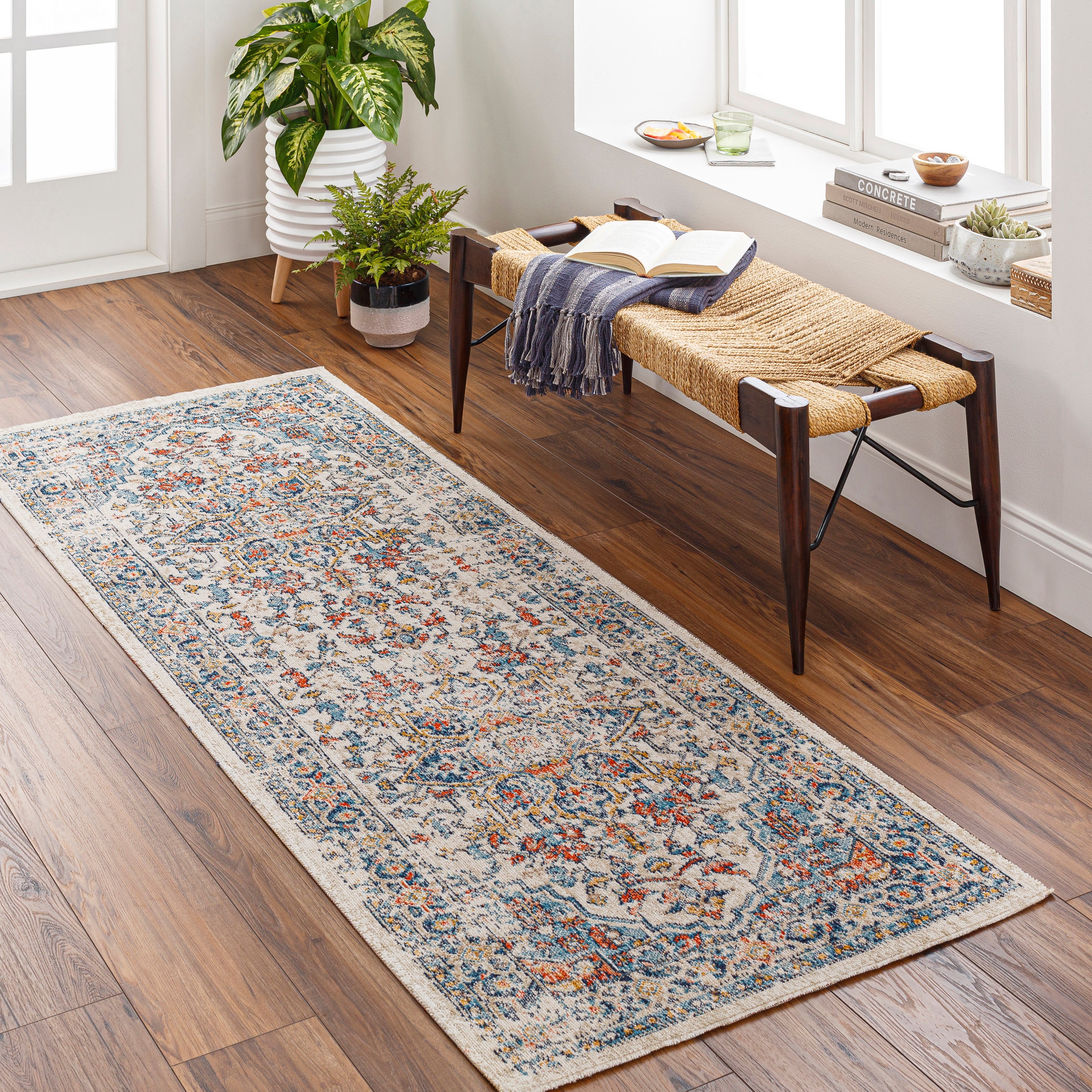 Surya Huntington Beach HTB-2300 Navy Area Rug by LIVABLISS