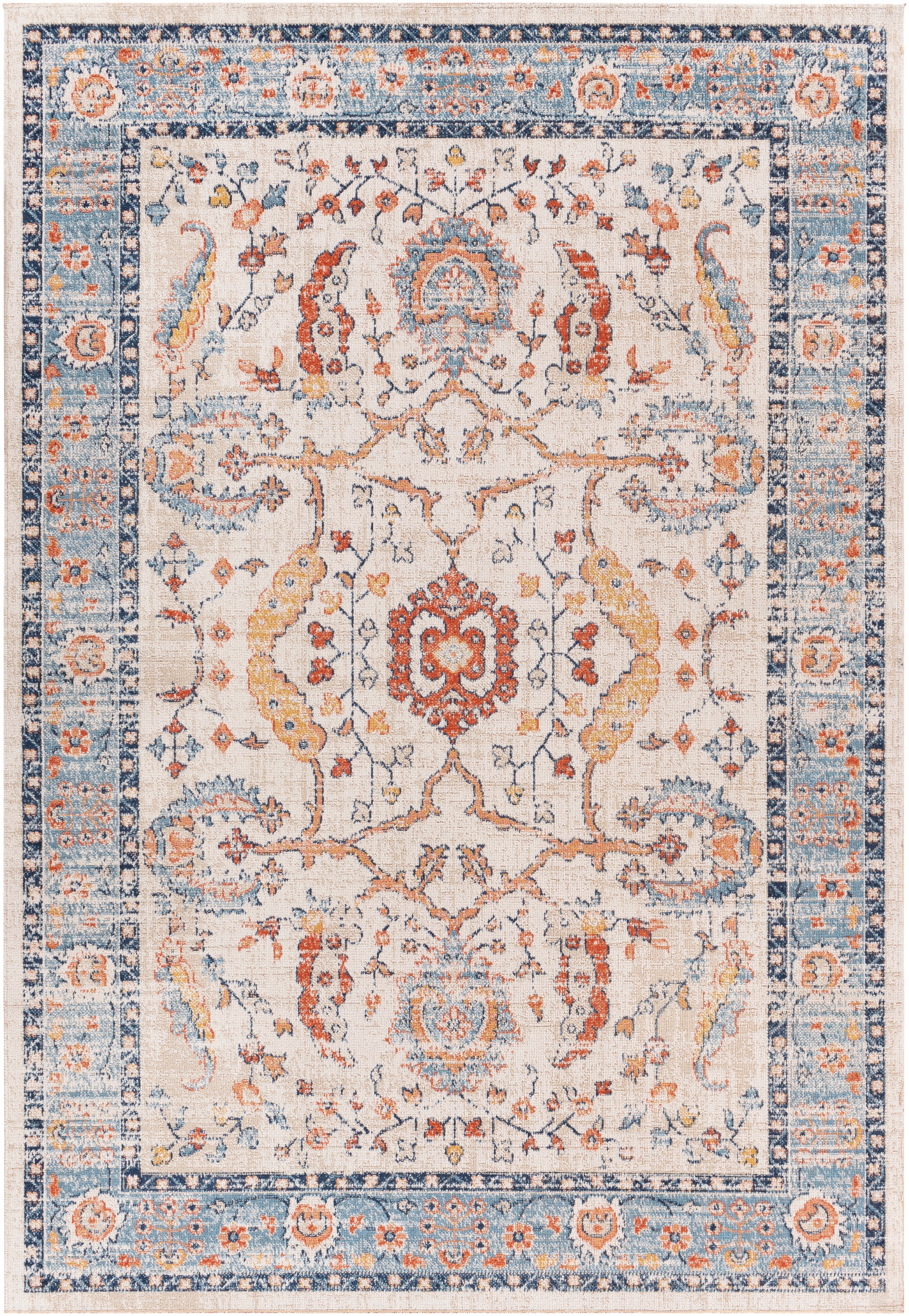 Surya Huntington Beach HTB-2301 Rust Area Rug by LIVABLISS