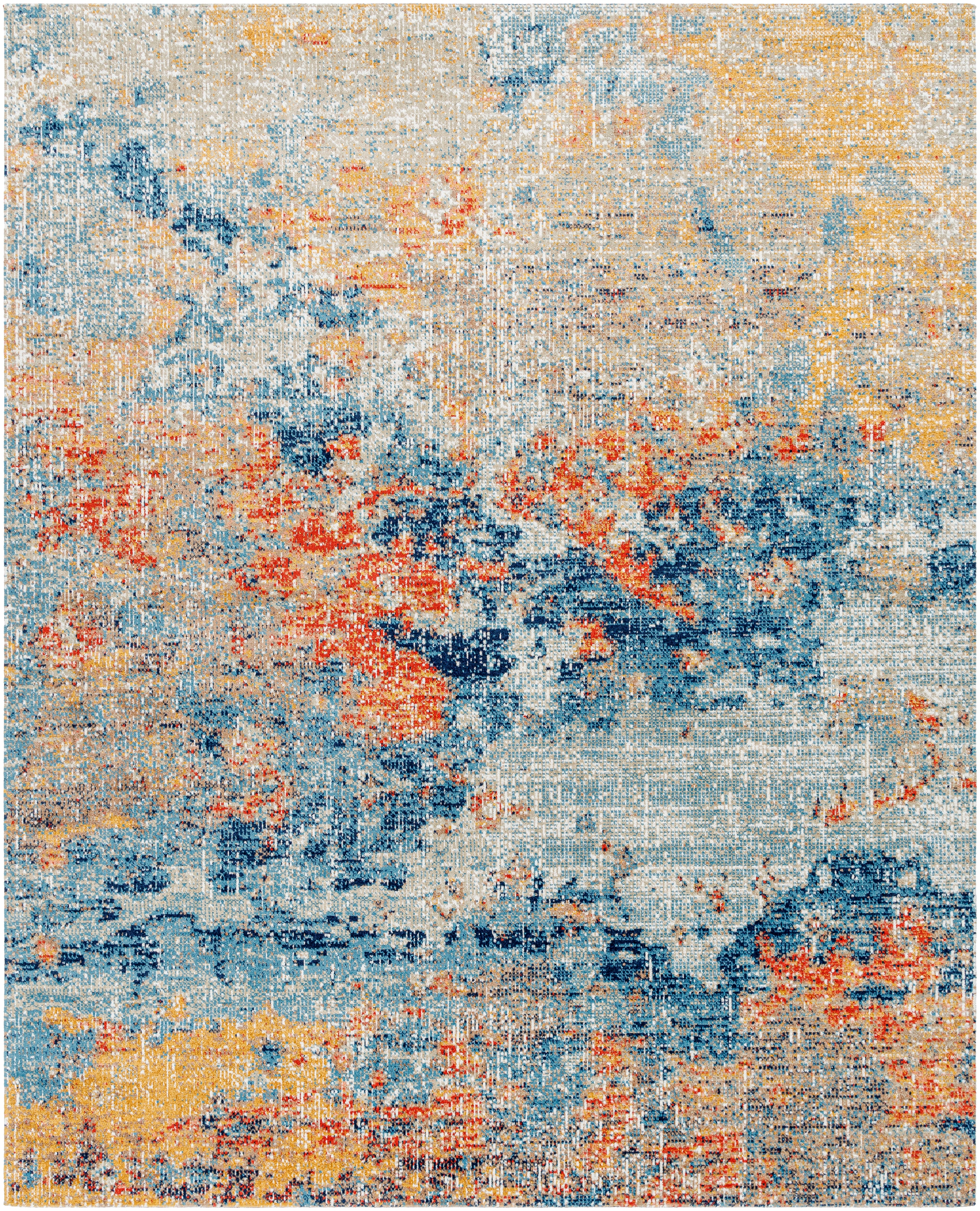 LIVABLISS Huntington Beach HTB-2325 Orange Area Rug