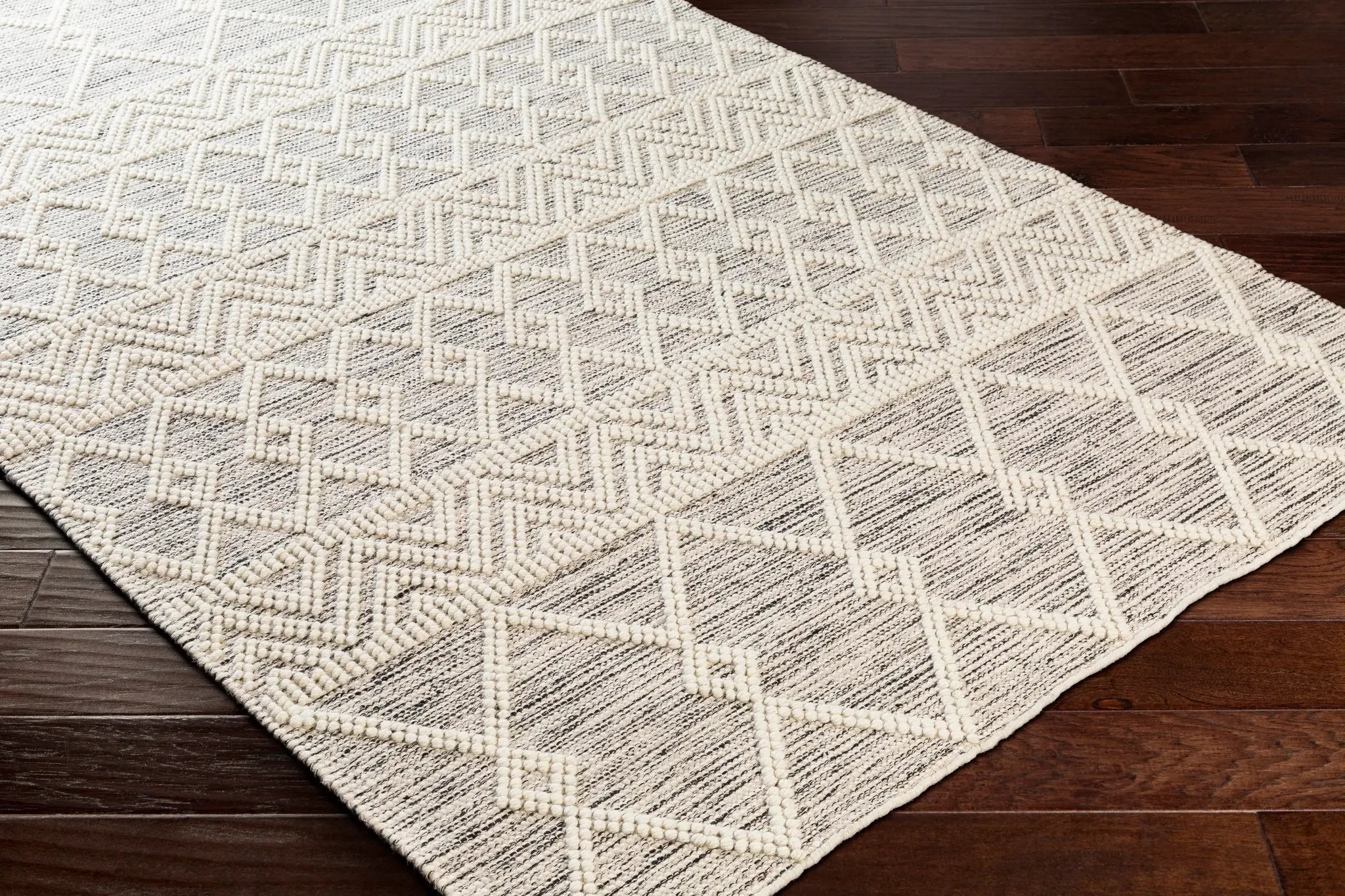 Hygge HYG-2305 Charcoal Area Rug by LIVABLISS