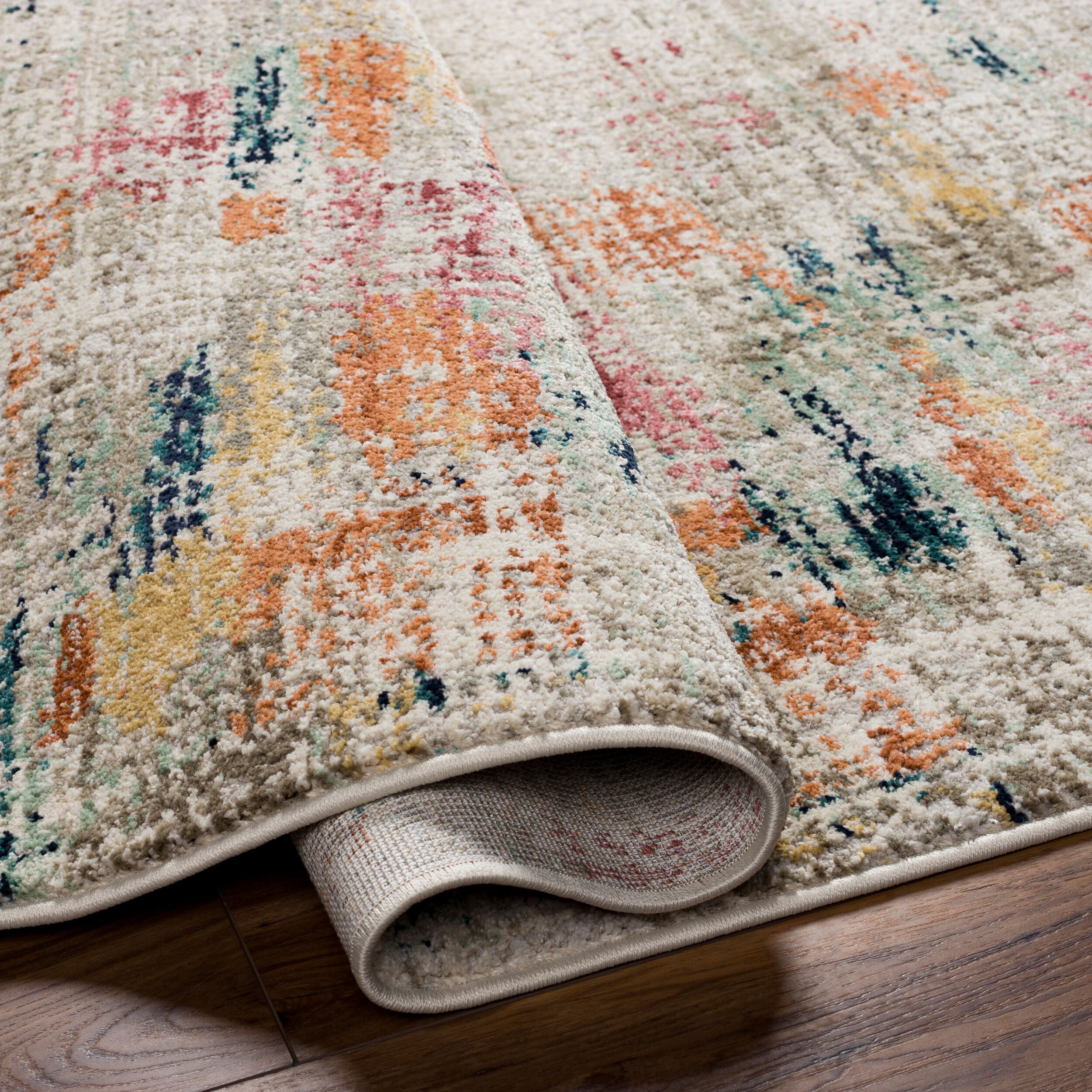 Surya Illusions ILS-2303 Cream Area Rug by LIVABLISS