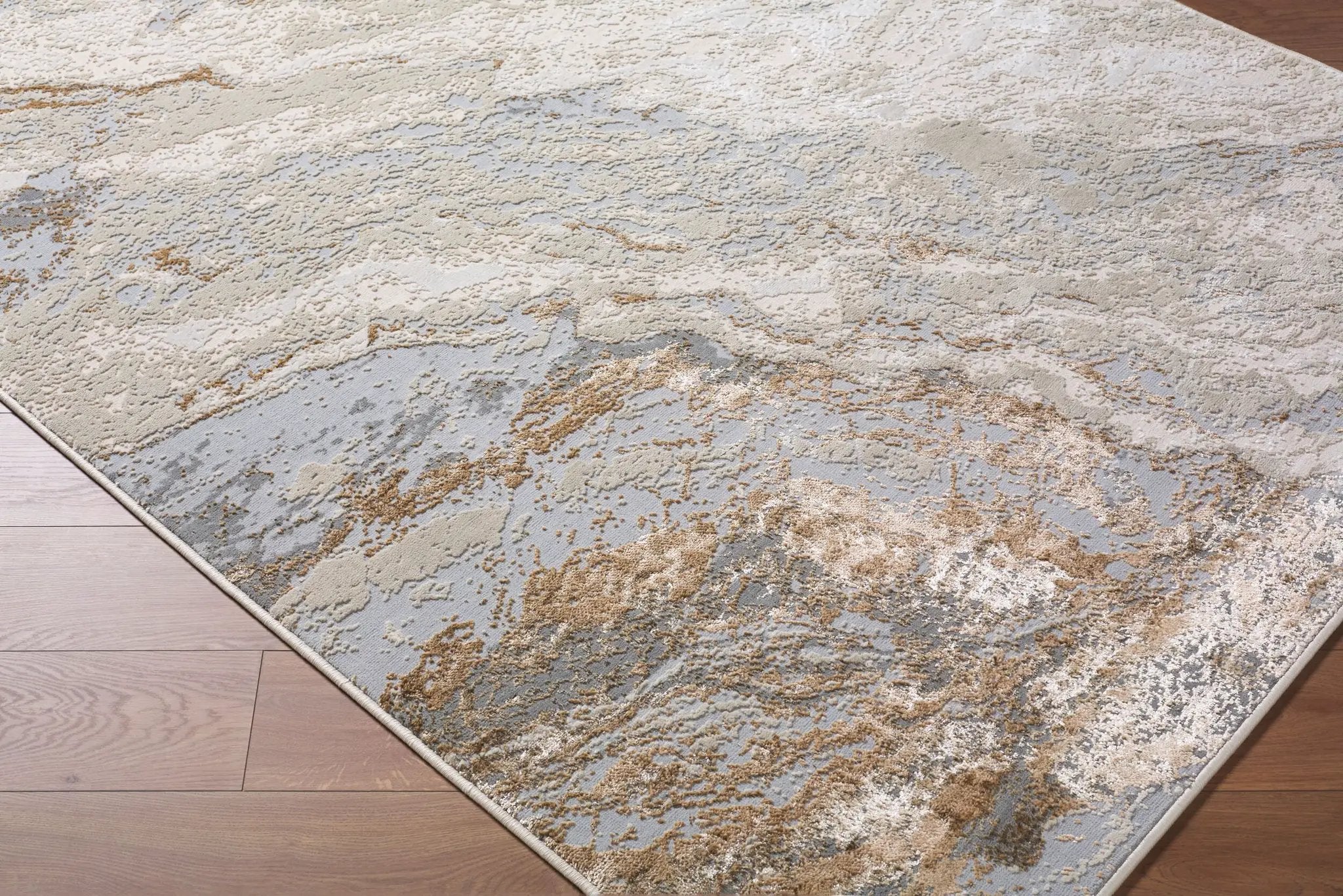 Impulse IPS-2319 Light-Slate Area Rug by LIVABLISS