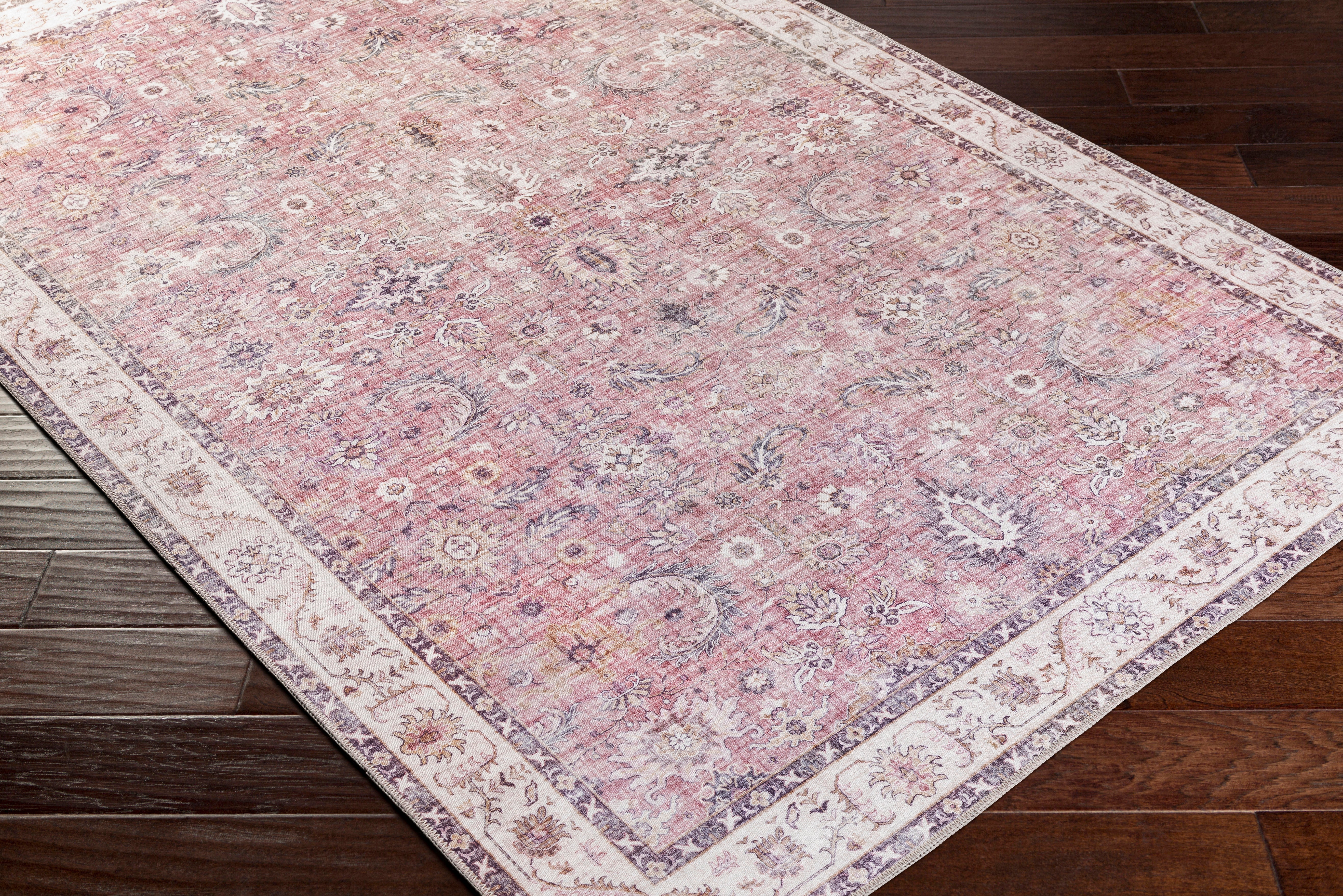 Surya Iris IRS-2305 Purple Area Rug by LIVABLISS
