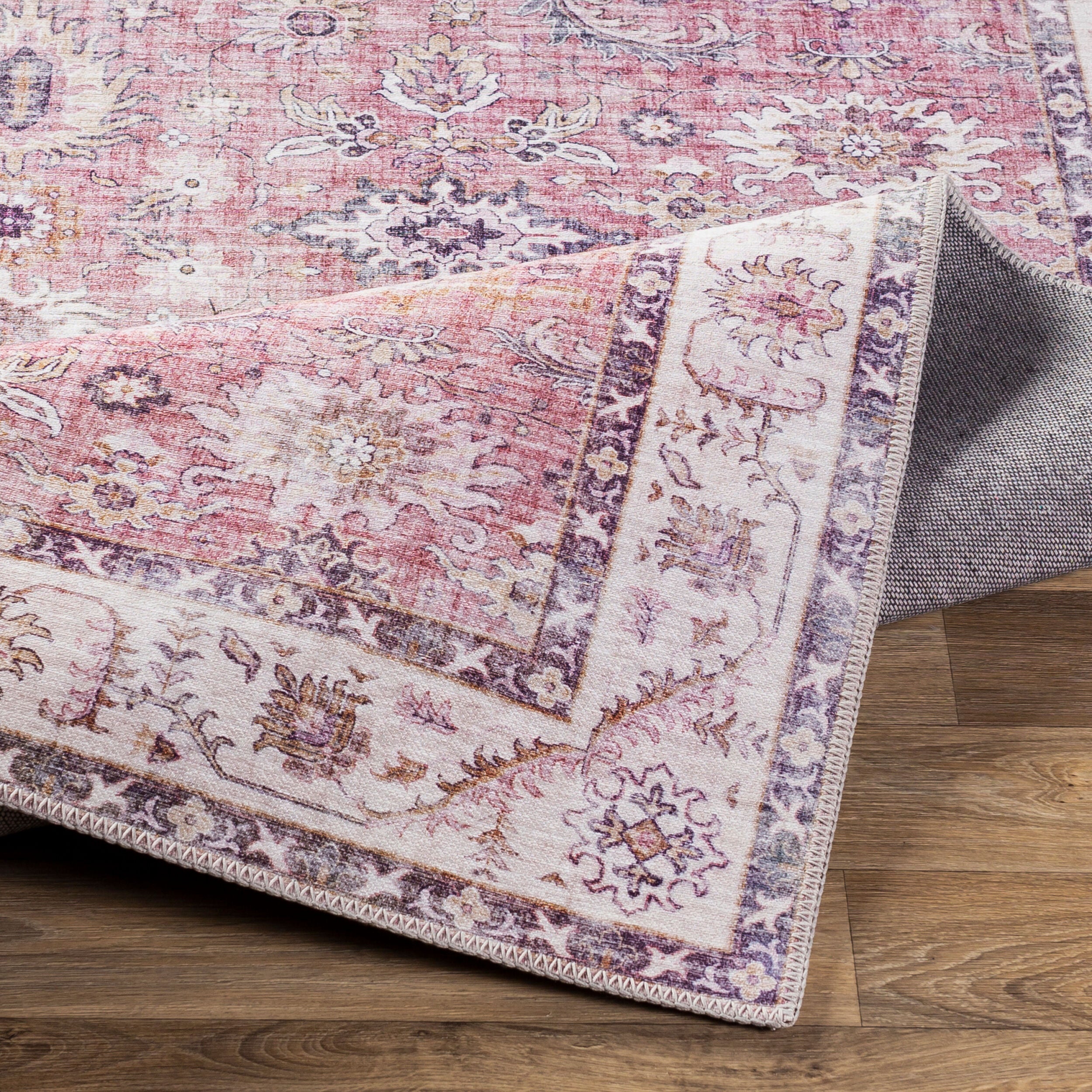 Surya Iris IRS-2305 Purple Area Rug by LIVABLISS