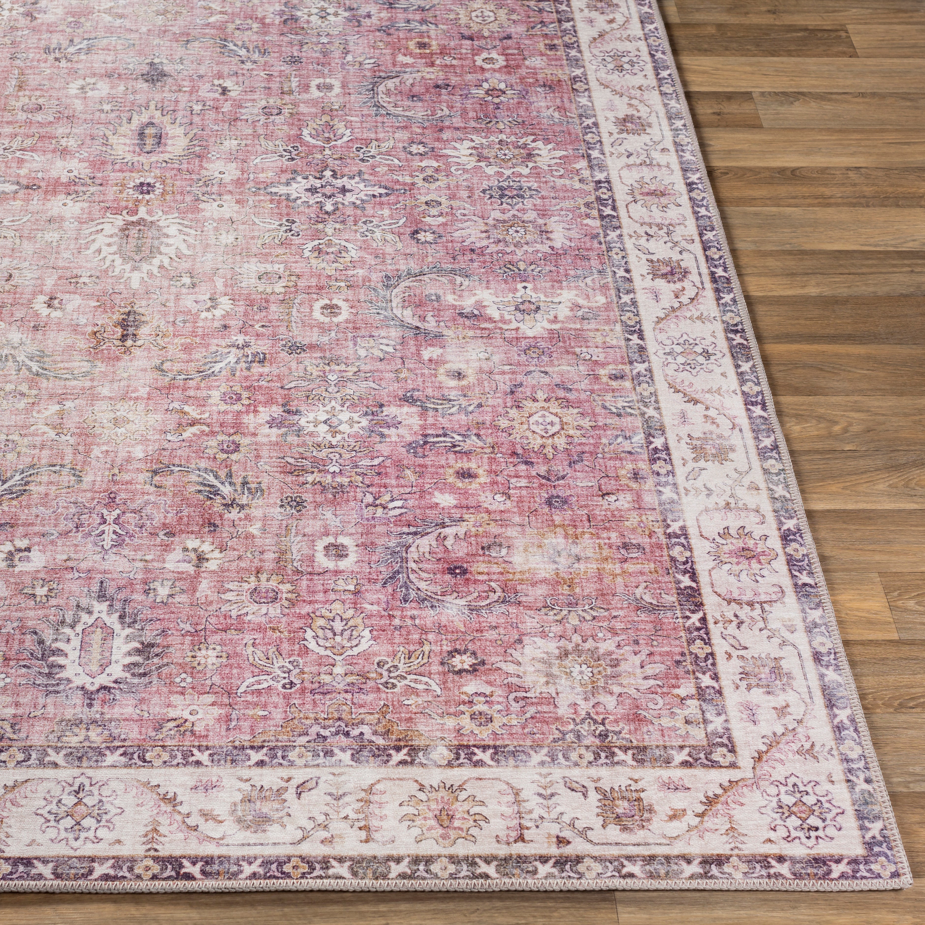 Surya Iris IRS-2305 Purple Area Rug by LIVABLISS
