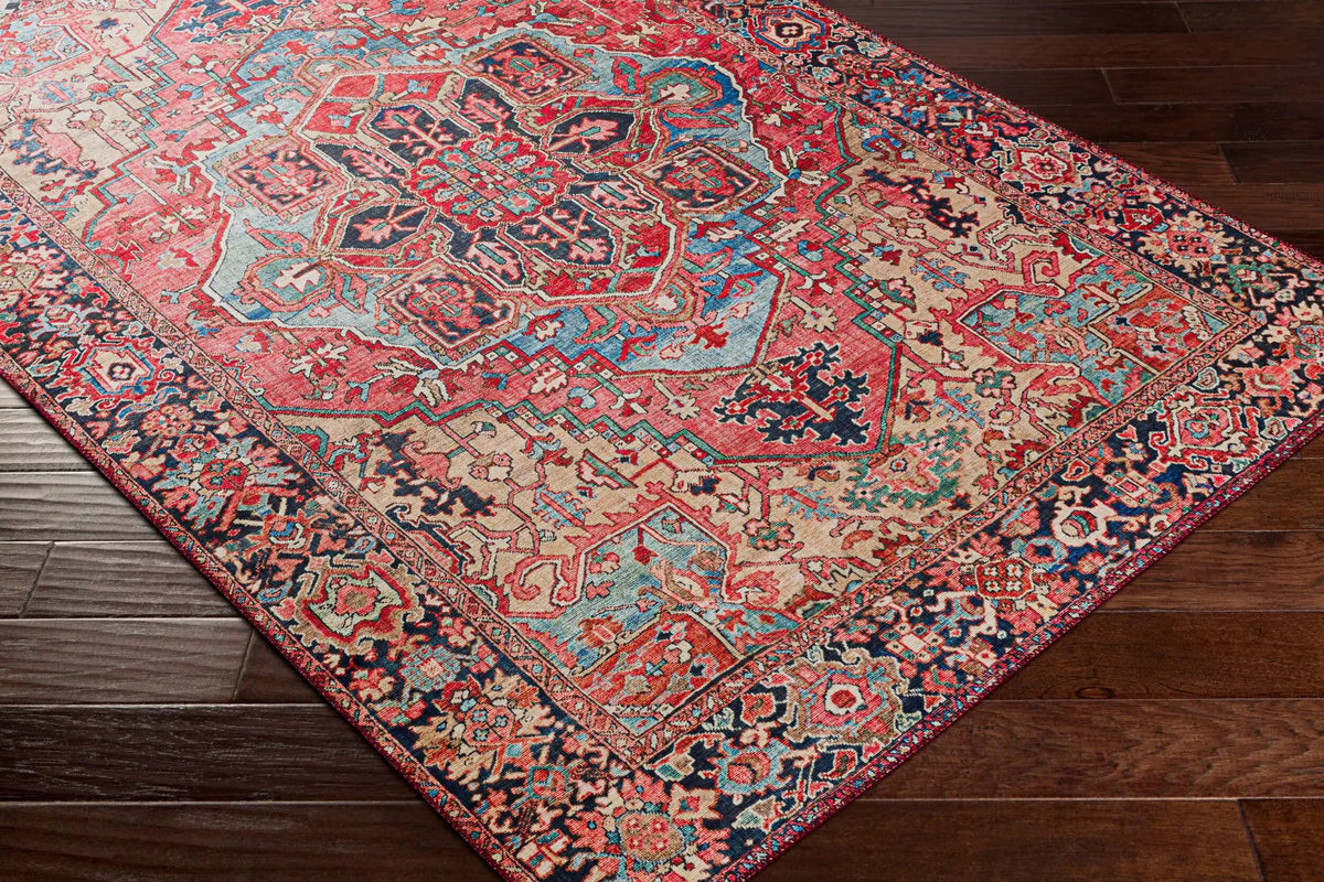 LIVABLISS Iris IRS-2310 Red Area Rug