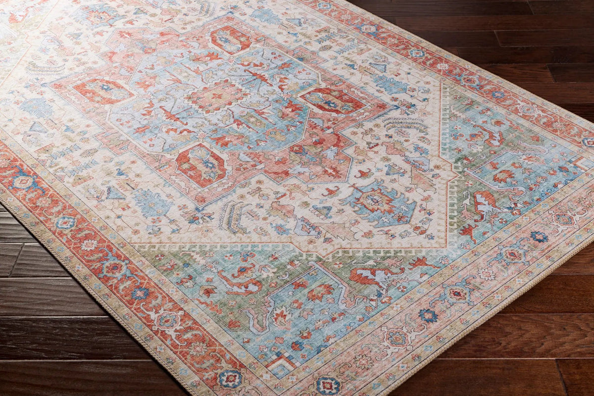LIVABLISS Iris IRS-2314 Orange Area Rug