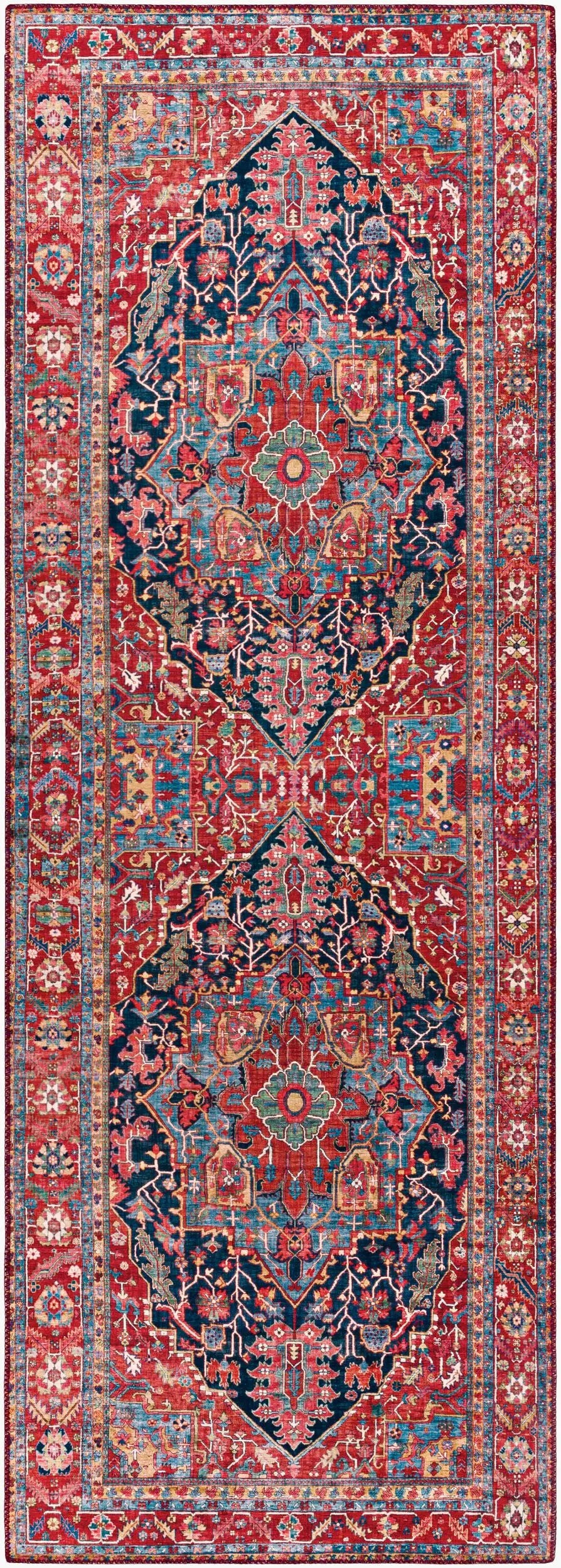 LIVABLISS Iris IRS-2316 Red Area Rug
