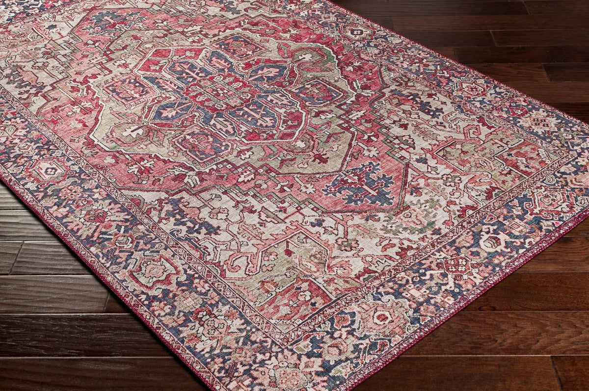 LIVABLISS Iris IRS-2357 Red Area Rug
