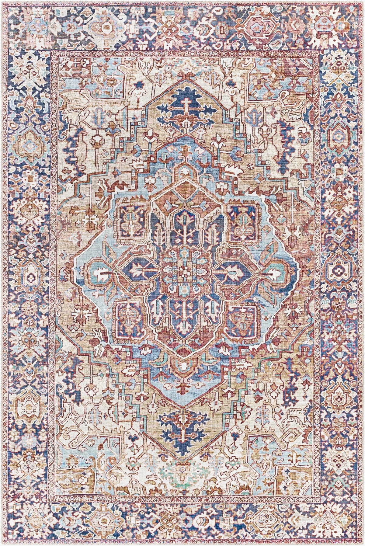LIVABLISS Iris IRS-2360 Brown Area Rug