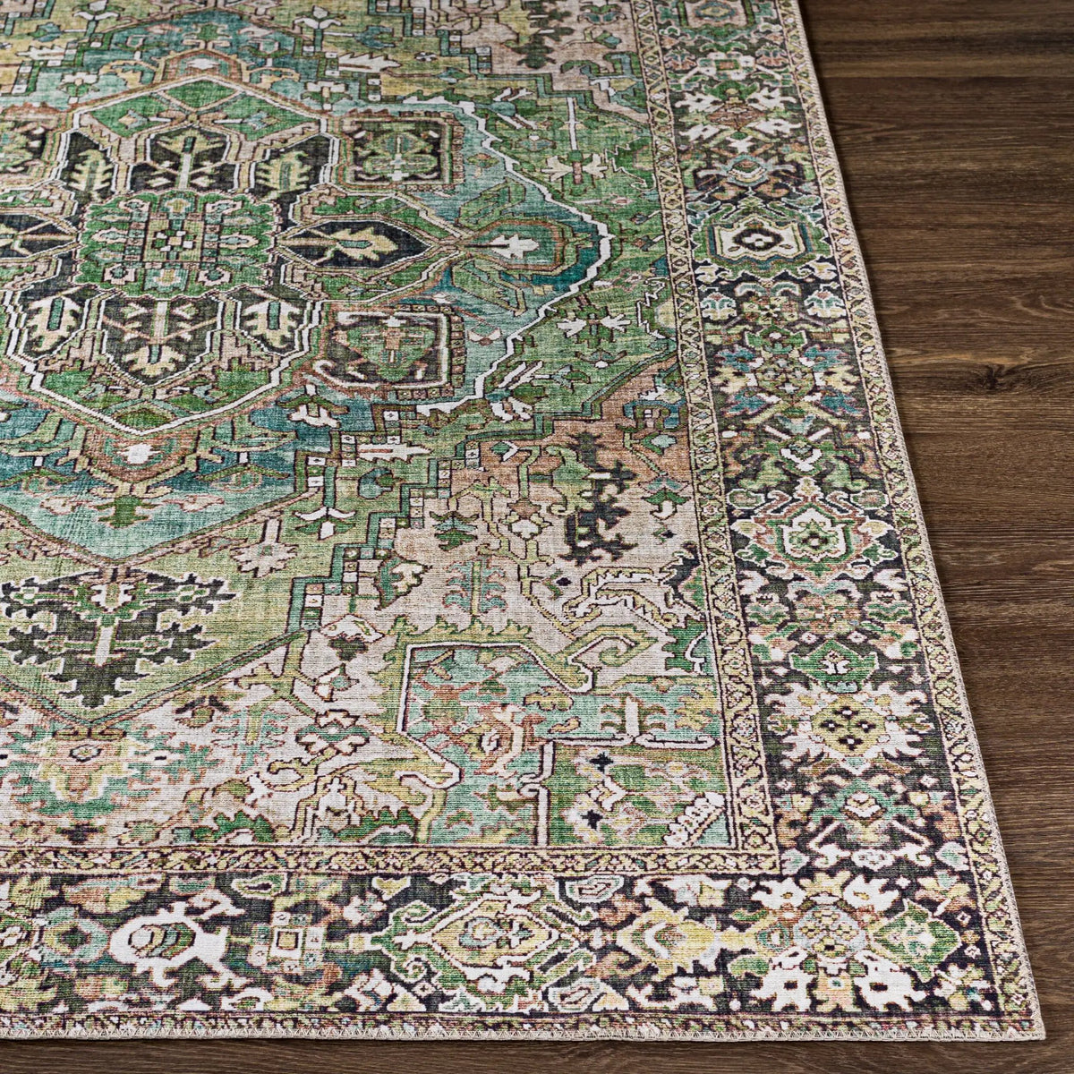 LIVABLISS Iris IRS-2361 Green Area Rug