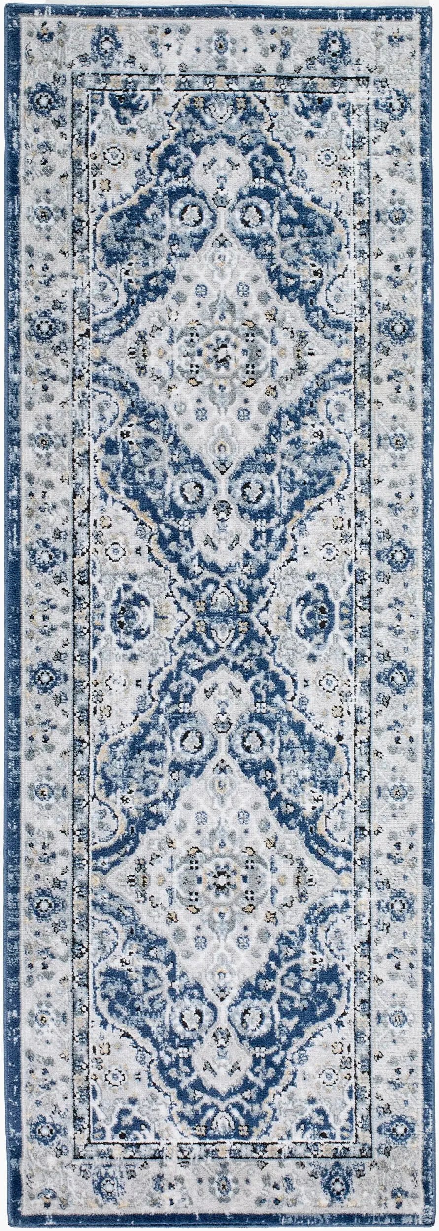 Jolie JLO-2326 Dark-Blue Area Rug by LIVABLISS