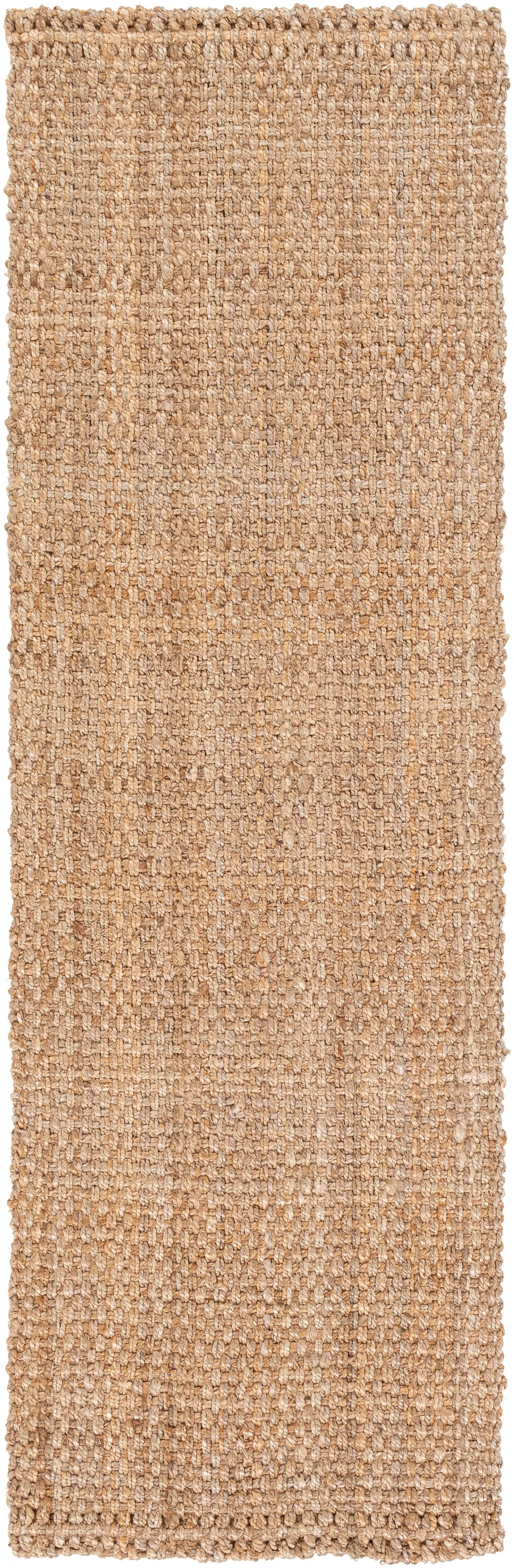 Jute Woven JS-2 Brown Area Rug by LIVABLISS