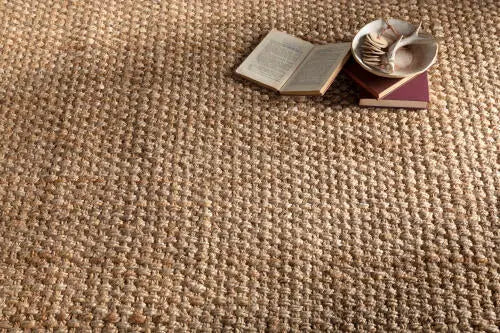 Jute Woven JS-2 Brown Area Rug by LIVABLISS