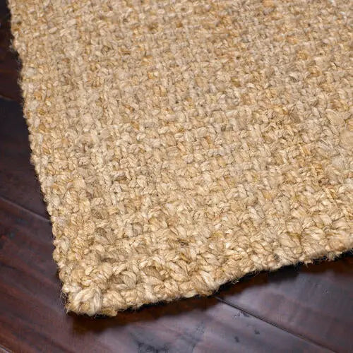 Jute Woven JS-2 Brown Area Rug by LIVABLISS