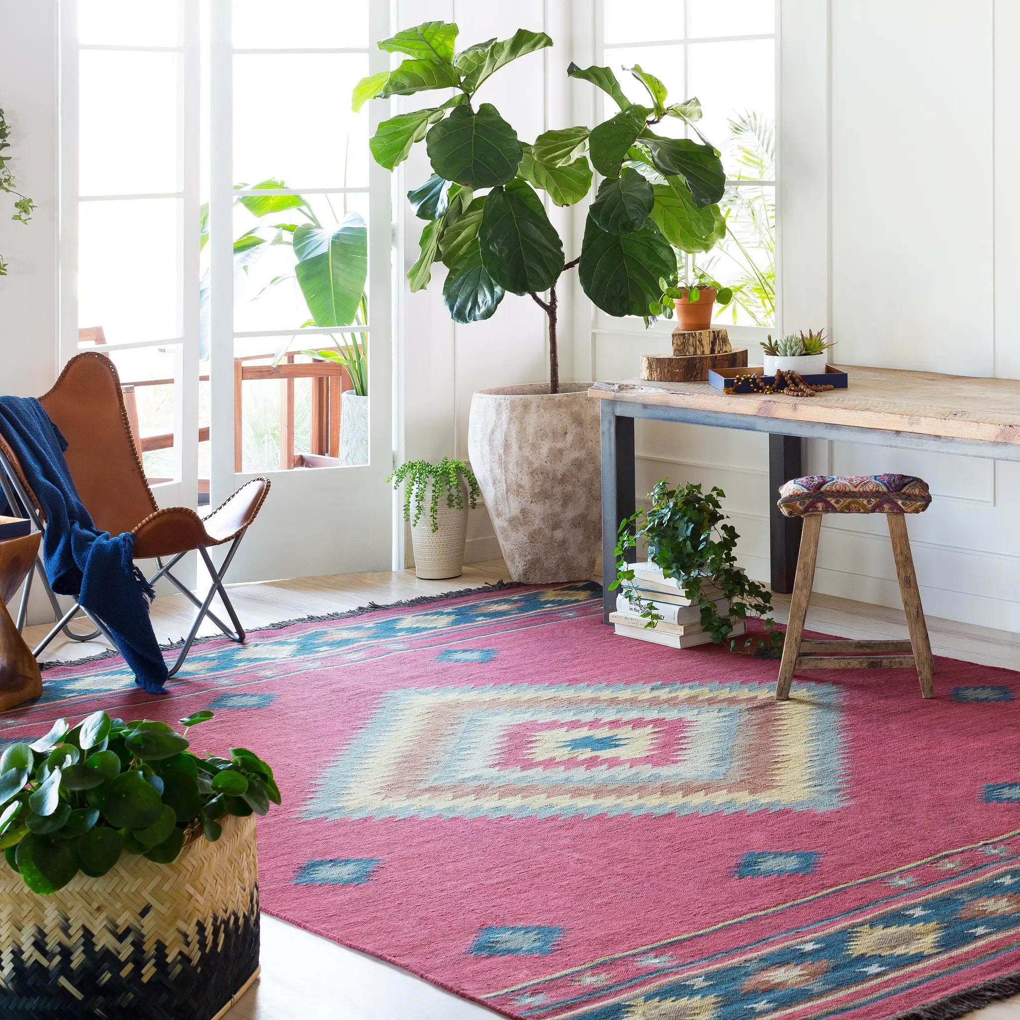 Jewel Tone JT-1033 Rust Area Rug by LIVABLISS