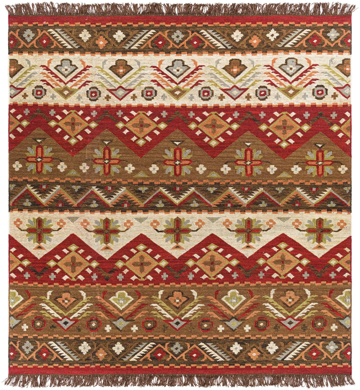 Jewel Tone JT-8 Multicolor Area Rug by LIVABLISS
