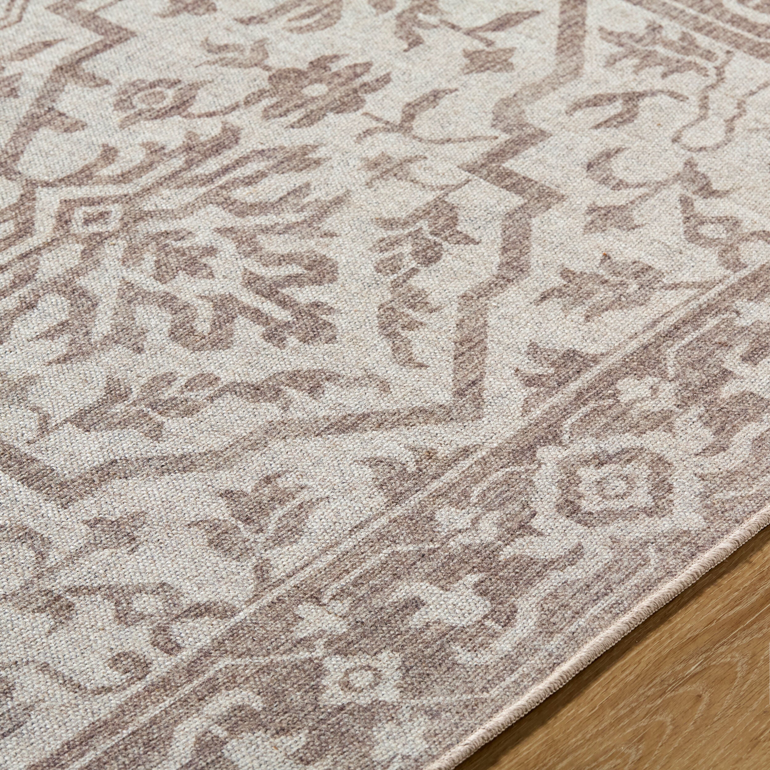 Surya Judie JUD-2304 Beige Machine Washable Area Rug by LIVABLISS
