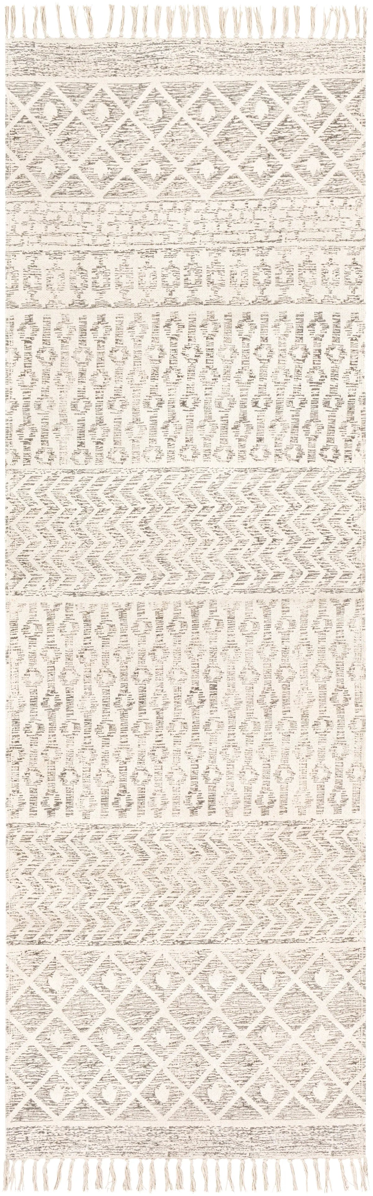 July JUY-2302 Charcoal Area Rug by LIVABLISS